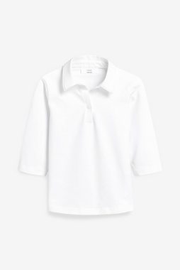 Next Langarm-Poloshirt Jersey-Blusen mit Dreiviertelärmeln, 2er-Pack (2-tlg)