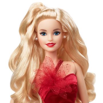 Barbie Anziehpuppe Holiday Barbie 2022 HBY03 Mattel Signature Puppe Sammelpuppe