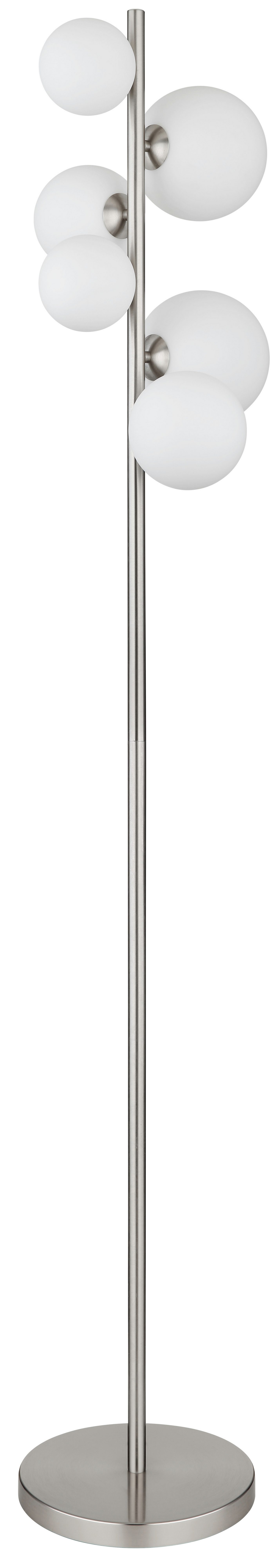 GLOBO LIGHTING Stehlampe RIHA, Leuchtmittel wechselbar, Warmweiß, Stehleuchte/Wohnzimmer/Schlafzimmer/Flur
