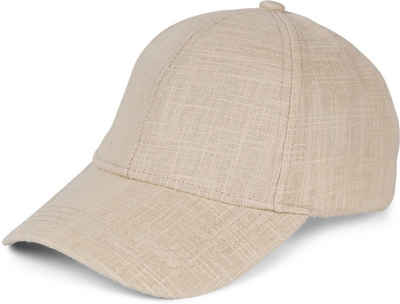 styleBREAKER Baseball Cap (1-St) Leinen Baseball Cap