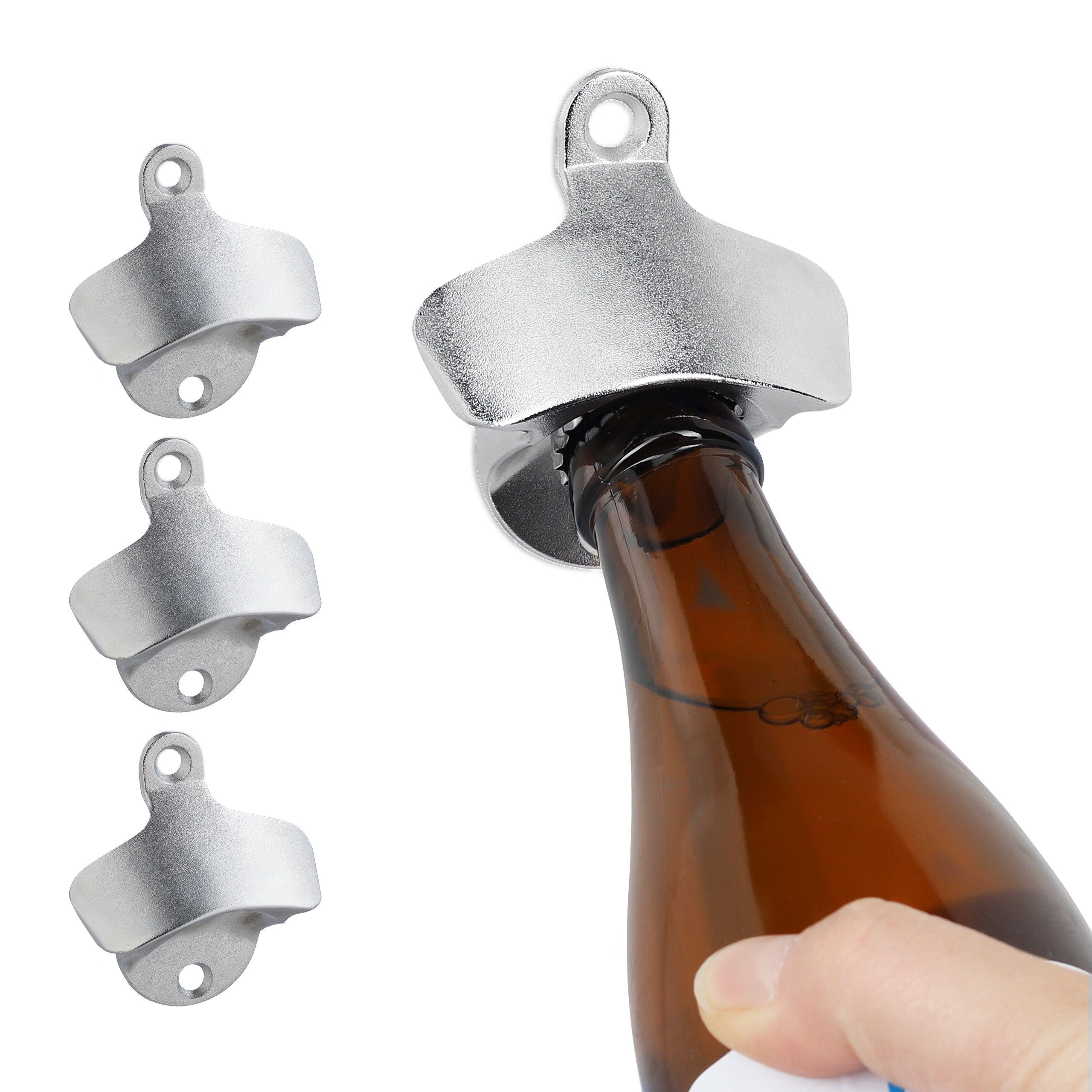 Flaschenöffner 4 x Wandflaschenöffner
