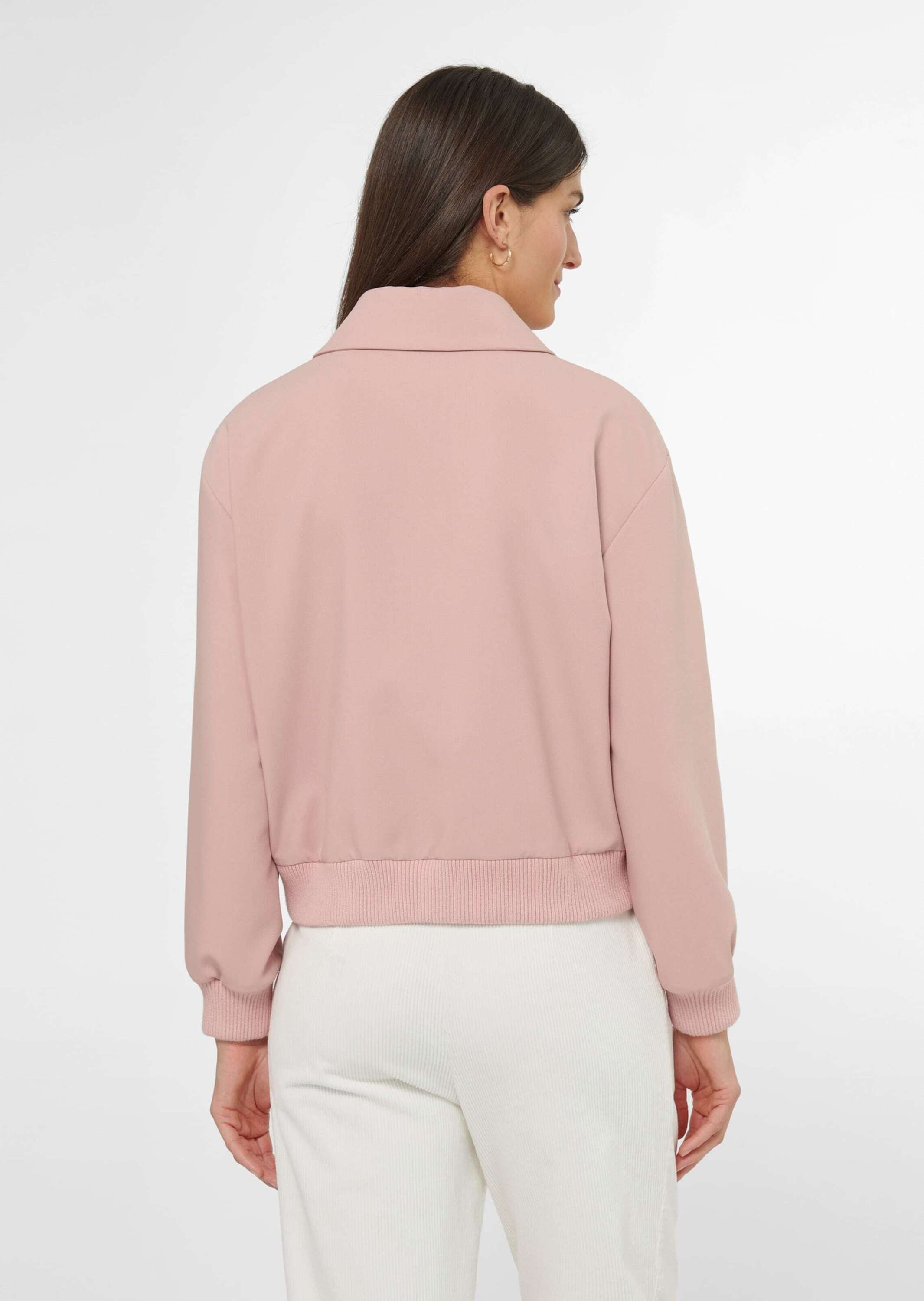 MADELEINE Blouson Kurz-Blouson mit Reißverschluss und Strickbündchen.