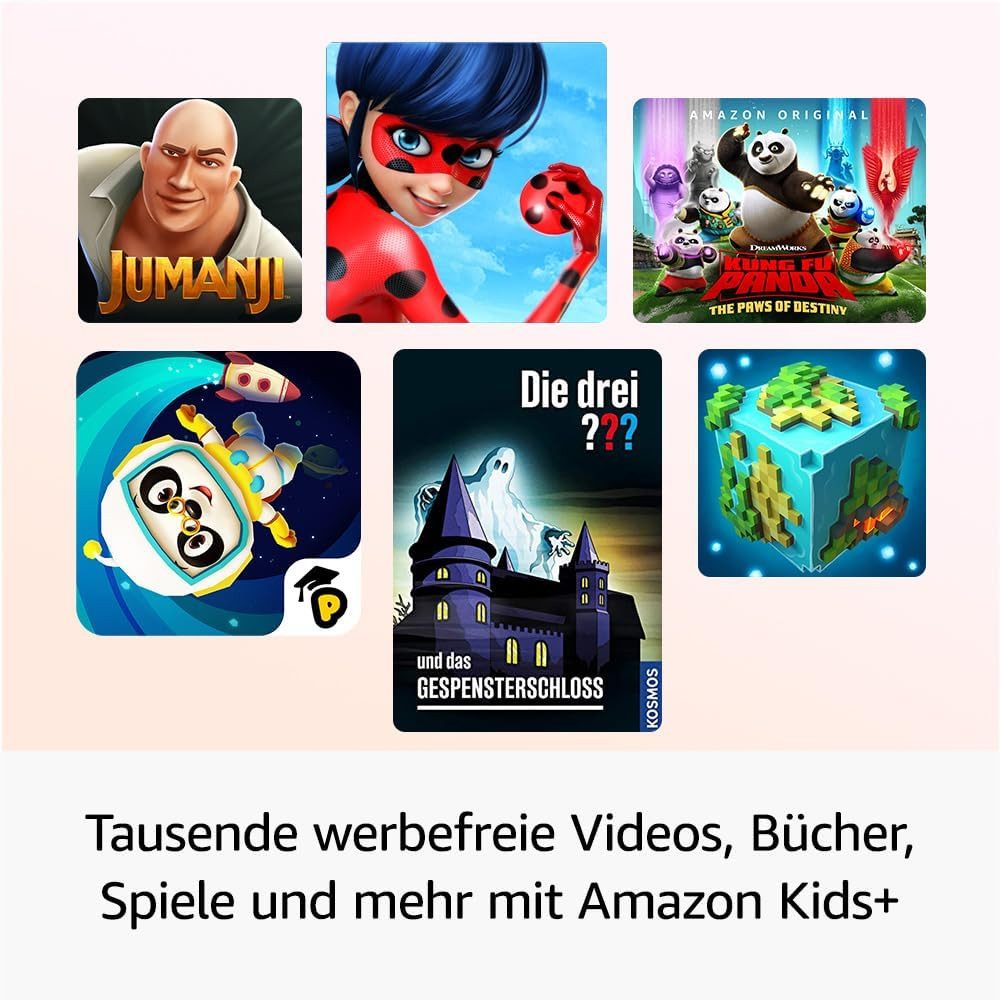 Amazon Fire HD 10 Kids Pro (Neueste Generation) für Kinder ab Grundschulalter Tablet (10", 32 GB, Fire OS, Lange Akkulaufzeit, Kindersicherung und dünne Hülle)