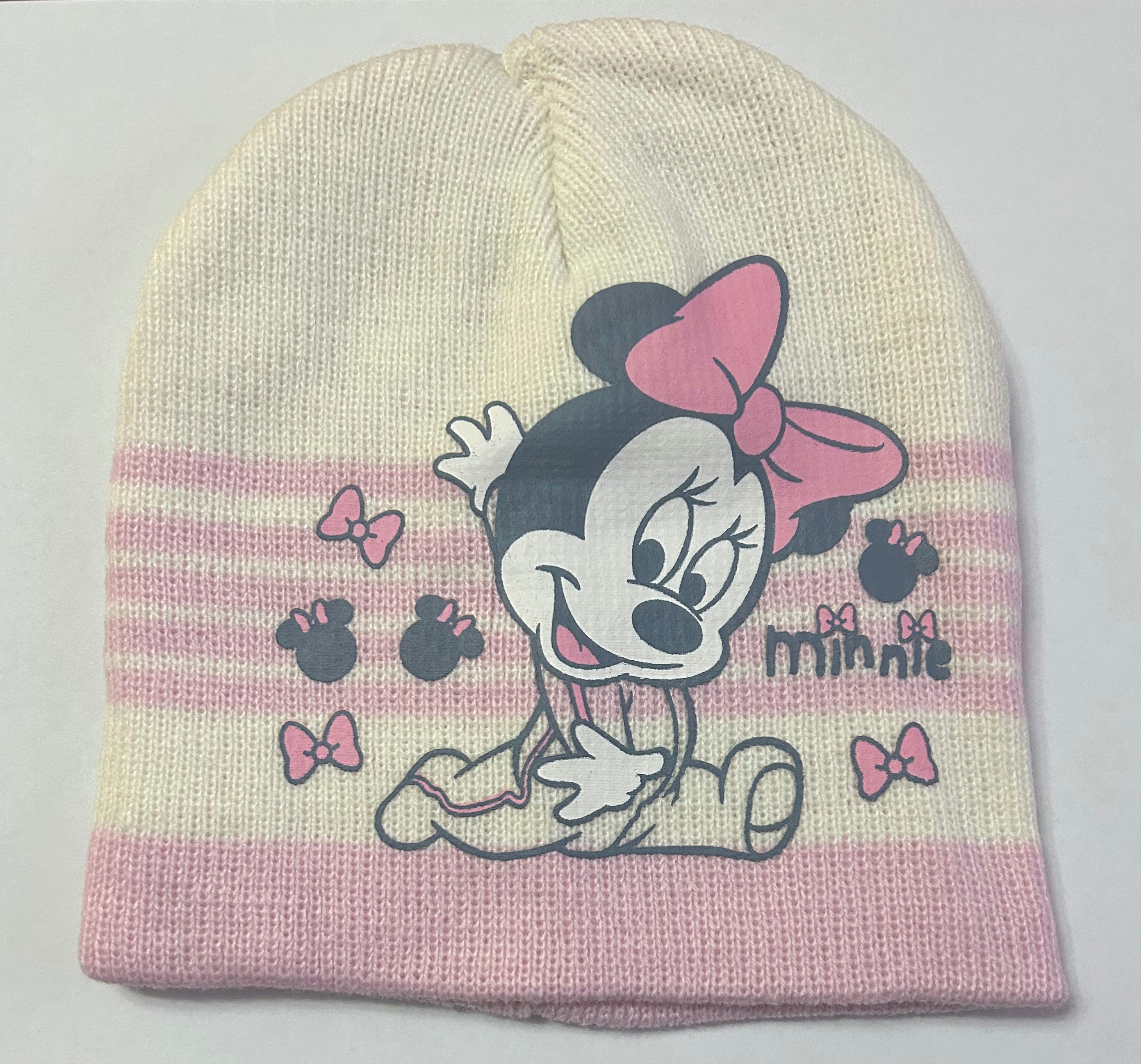 Sun City Strickmütze Minnie Maus Baby Winter Mütze Kinder Mädchen Strickmütze Beanie
