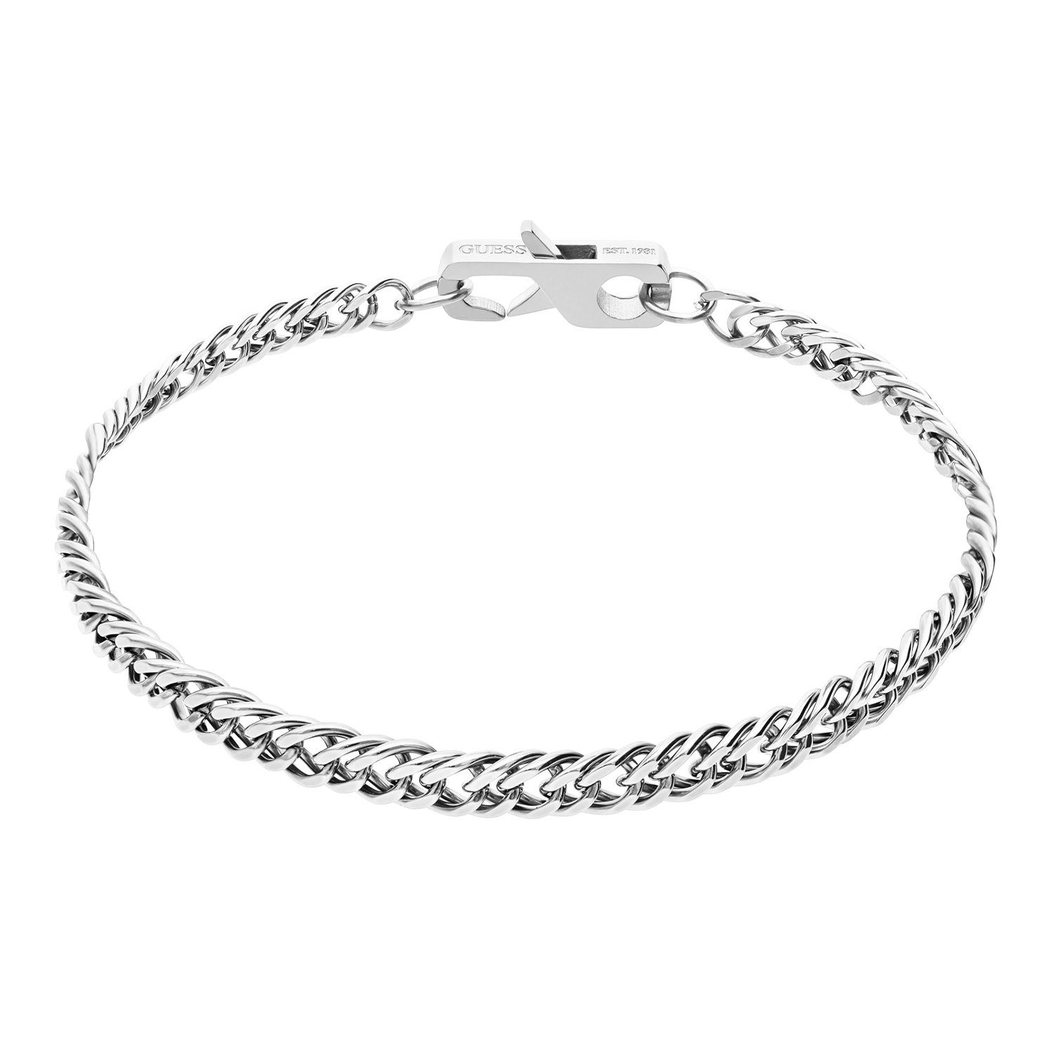 Guess Gliederarmband Armband - Stahl - Silber - Herren