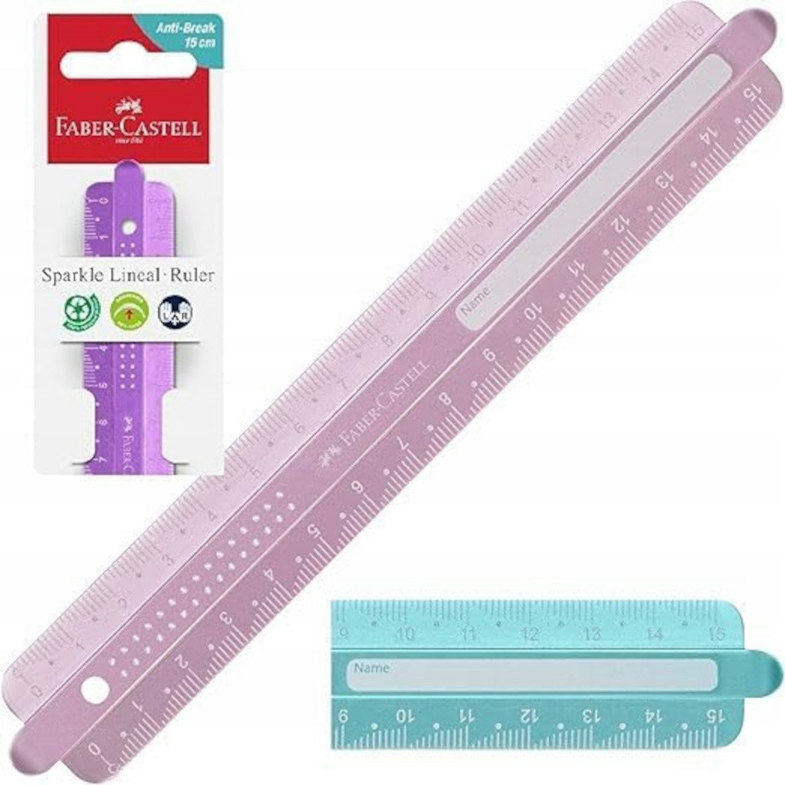 Faber-Castell Spiel Faber-Castell Lineal Sparkle 30 cm bruchsicher