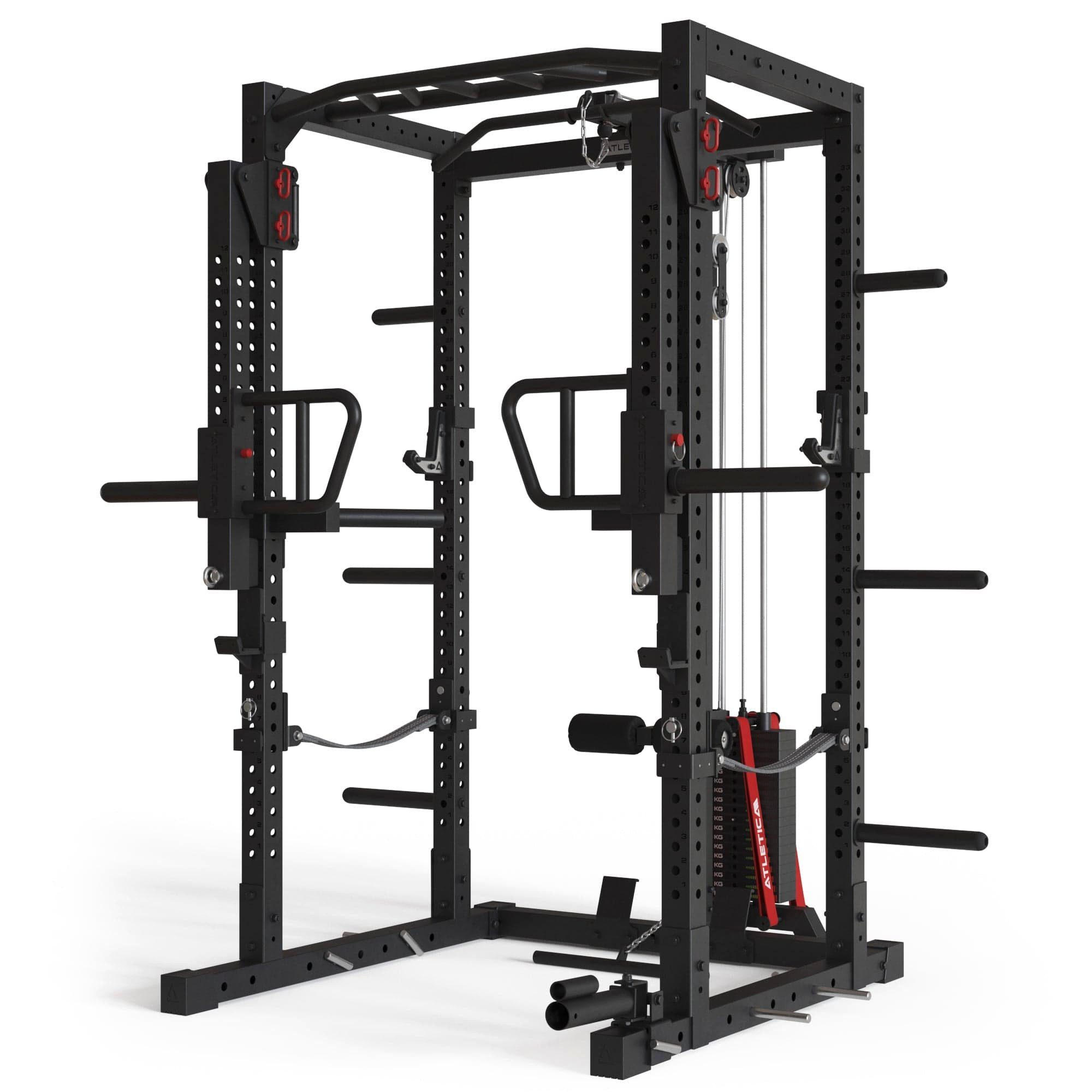 ATLETICA Power Rack R7-Helix 90kg oder 120kg Rack, Stack Weight Power