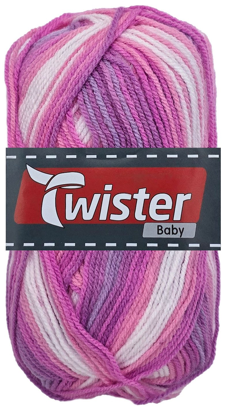 Kurtenbach 50 Gramm Twister Baby aus 100 % Polyacryl Farbauswahl Bastelgarn