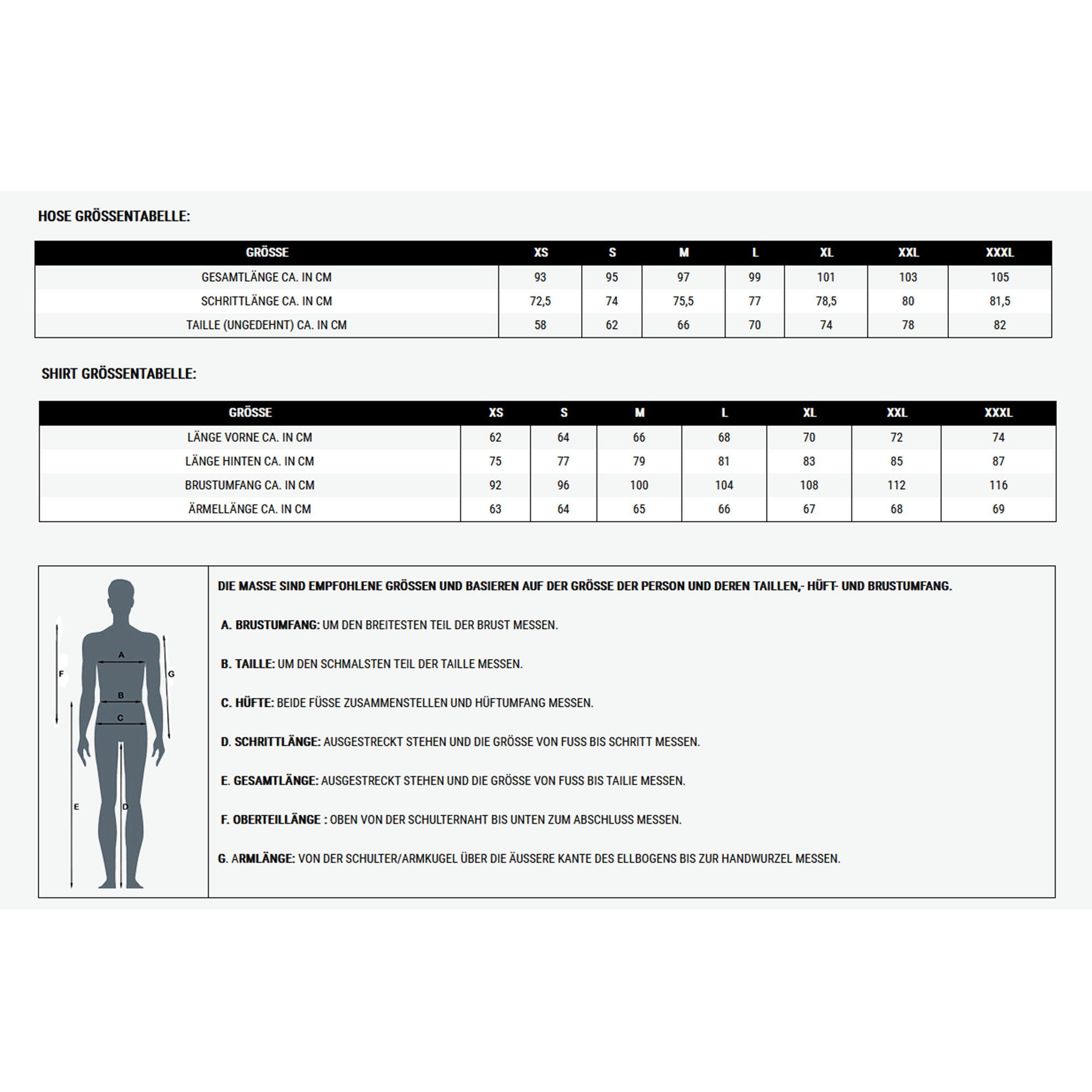 Airtracks Lauftights Herren Thermo Laufset Pro: Funktions Laufshirt Langarm + Laufhose Lang (Set, 2-tlg., Laufbekleidung mit Thermoqualität,Herbst -Winter) » S M L XL XXL XXXL «