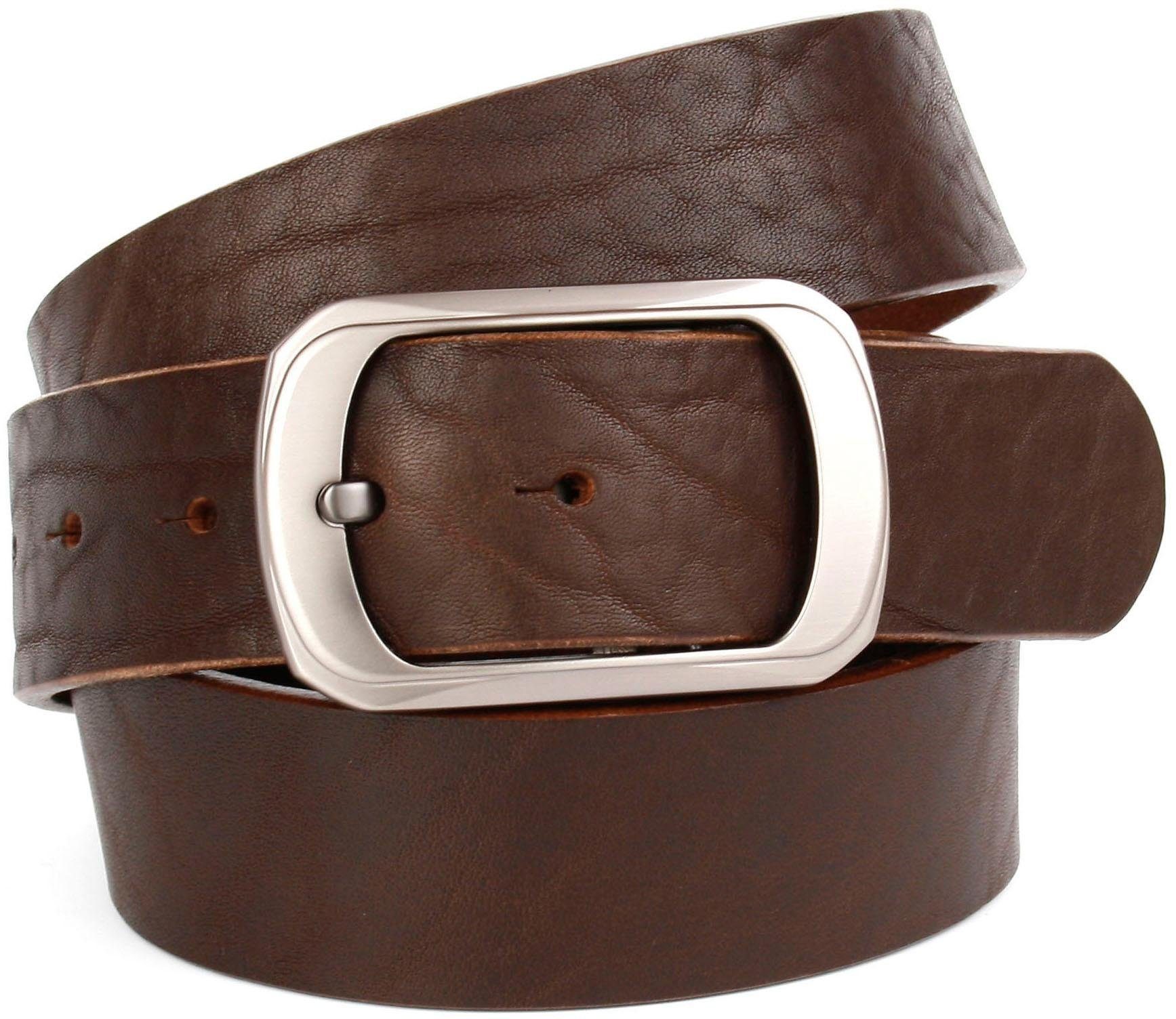 Anthoni Crown Ledergürtel mit Oberflächennarbung