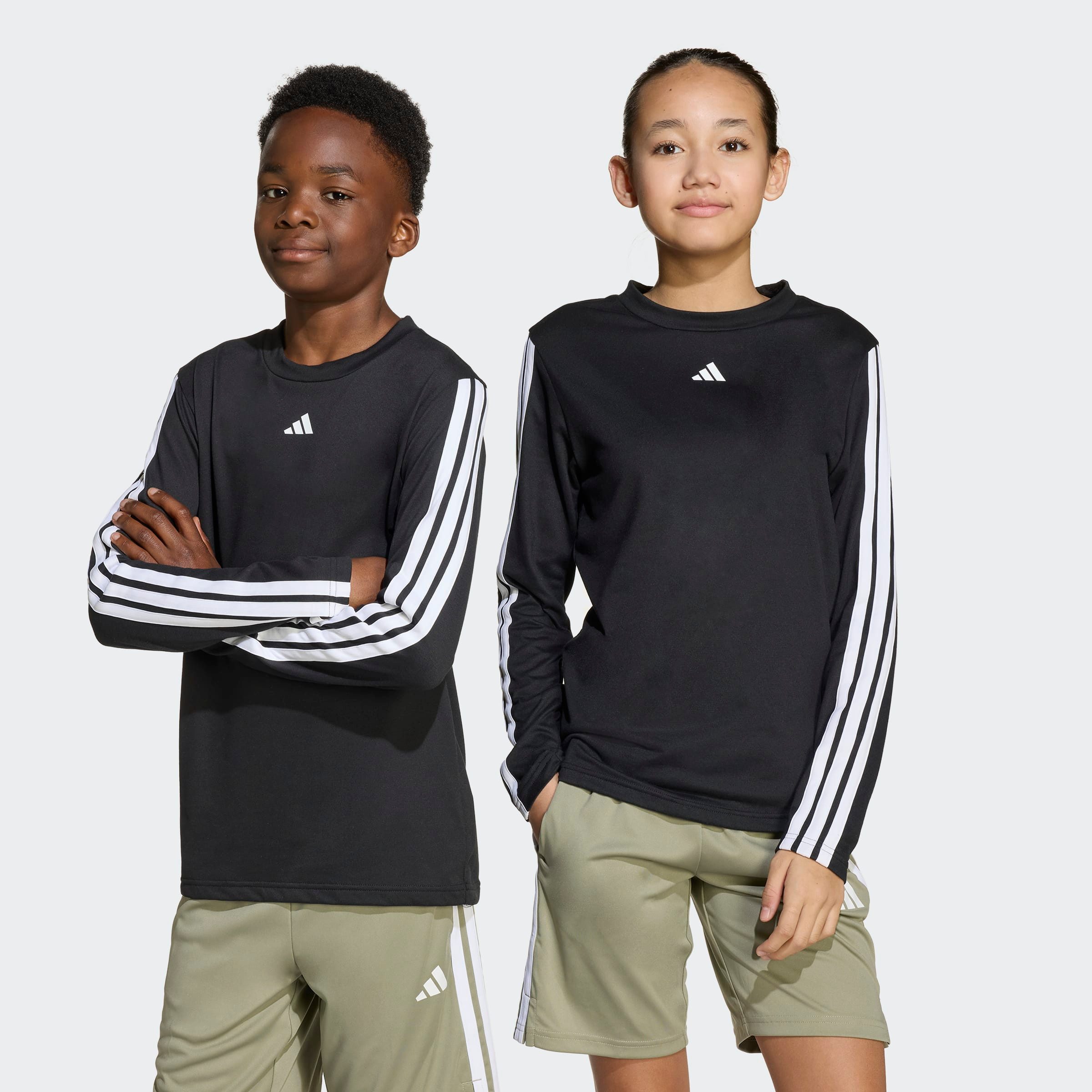 adidas Sportswear Funktionsshirt J TR-ES 3S LS für Kinder, mit climacool® Technologie, Rundhalsausschnitt