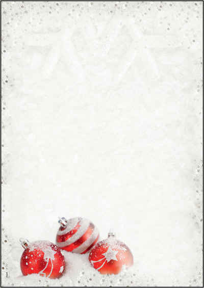 Sigel sigel Weihnachts-Motiv-Papier "Winter Flair", A4, 90 g/qm Wischbezug