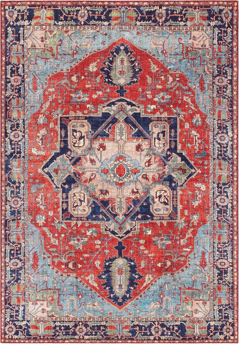 Teppich Hamadan, ELLE DECORATION, rechteckig, Höhe: 5 mm, Orientalisch, Orient, Kurzflor, Wohnzimmer, Schlafzimmer, Esszimmer