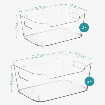 Navaris Vorratsdose Kühlschrank Organizer - Aufbewahrungsboxen aus Kunststoff, Kunststoff, (1-tlg)
