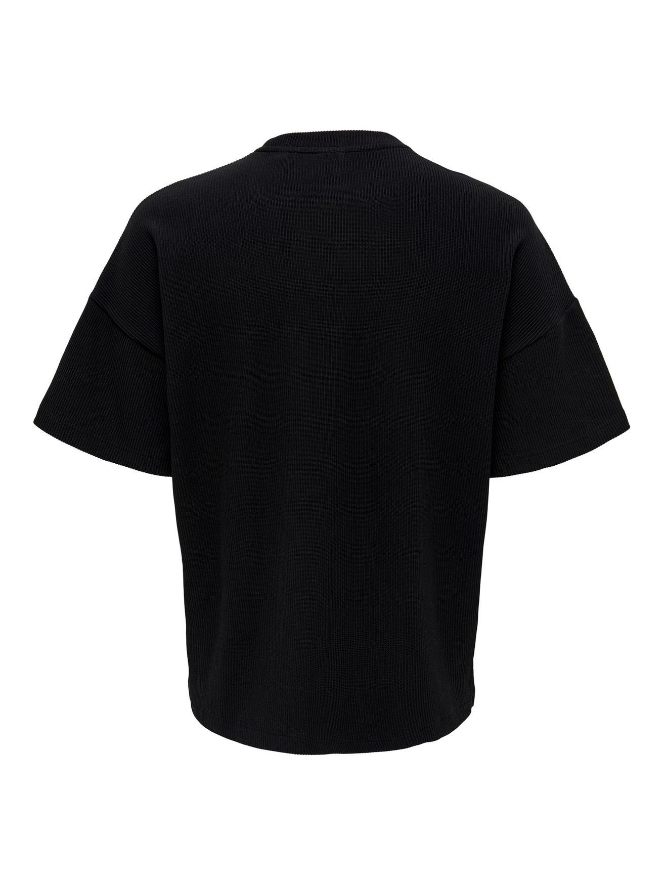 ONLY & SONS Rundhals Kurzarm Weites T-Shirt T-Shirt in 4791 Shirt Schwarz Basic ONSBERKELEY
