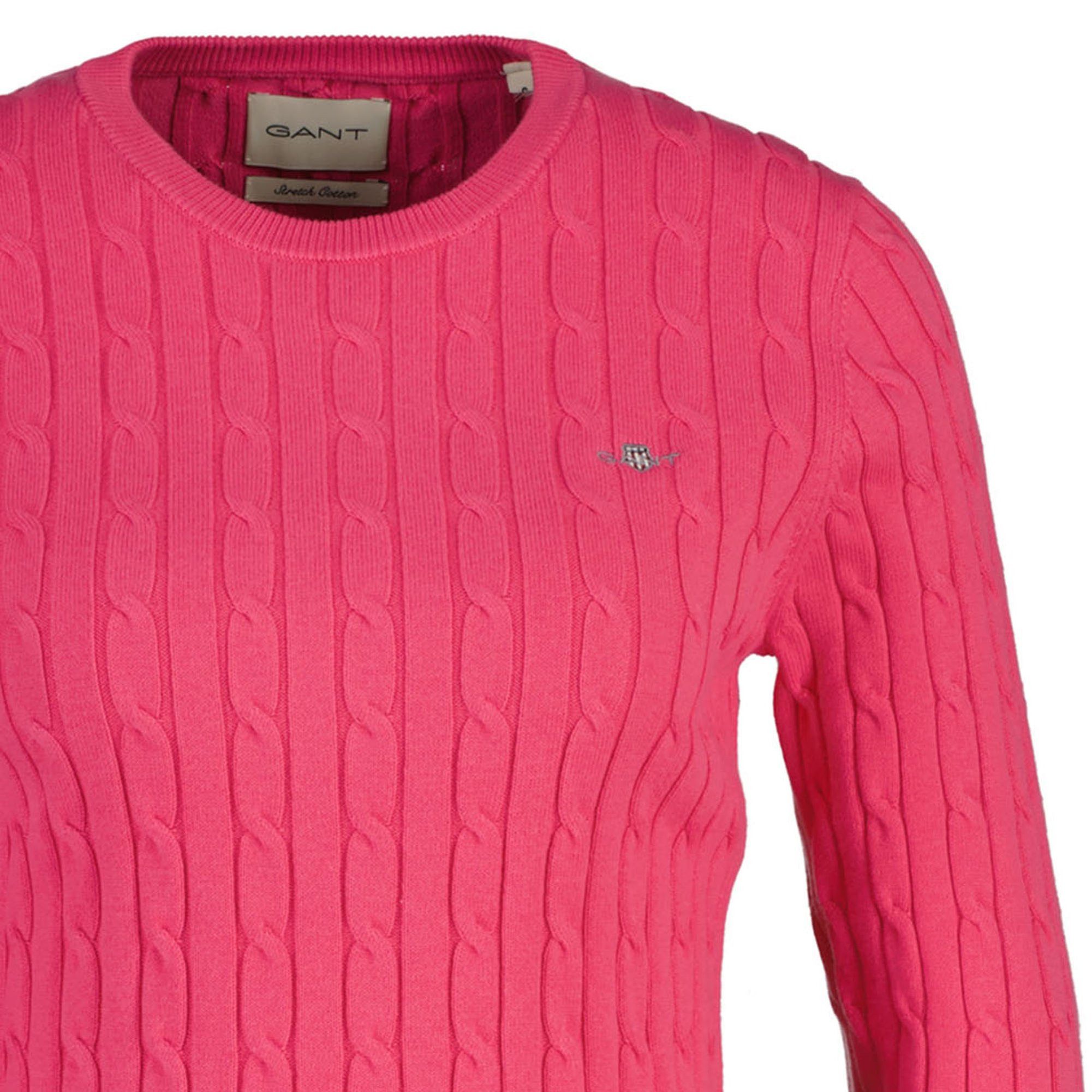 Gant Sweater Damen Strickpullover Baumwolle