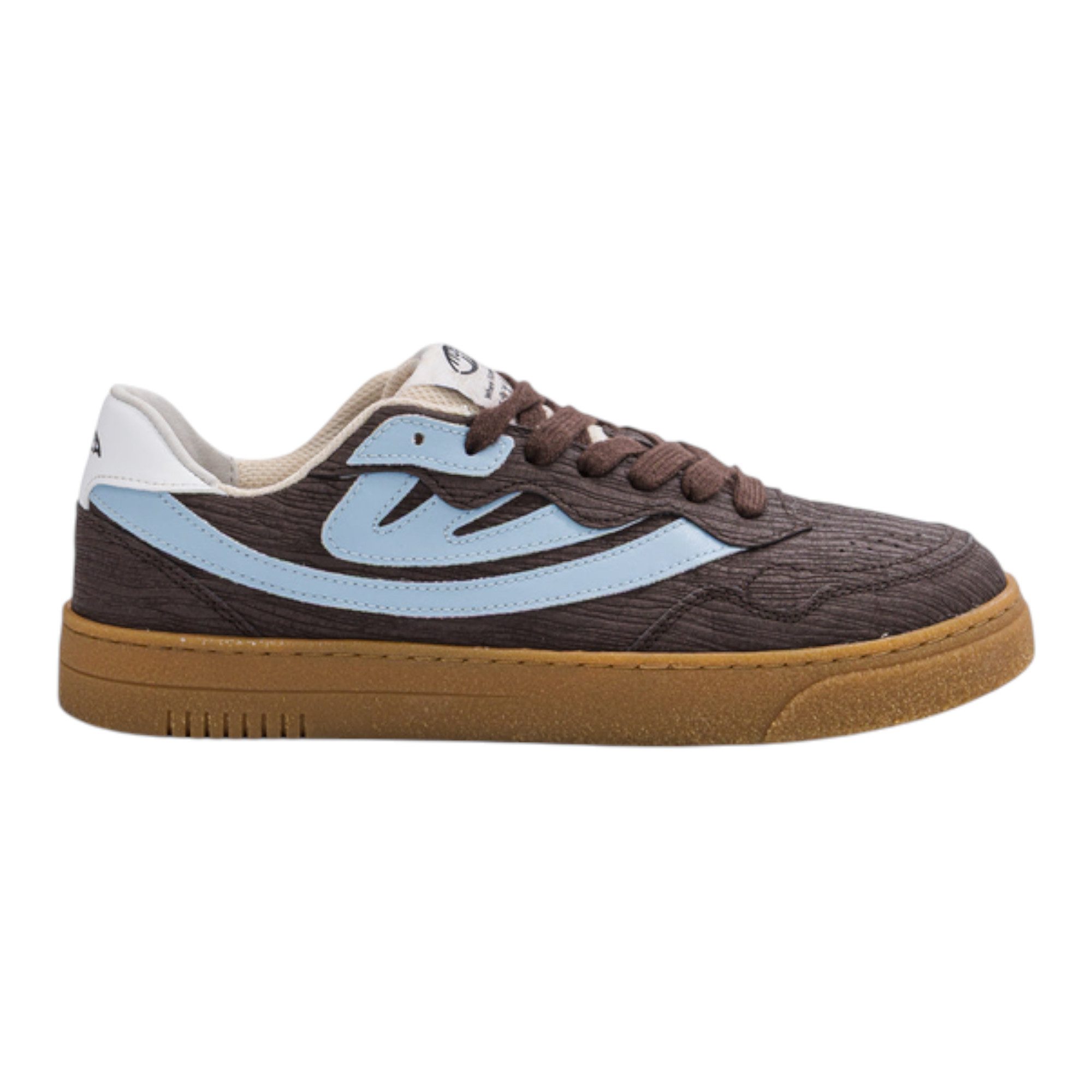 Moea Veyron Low - Pet - braun/skyblau Sneaker