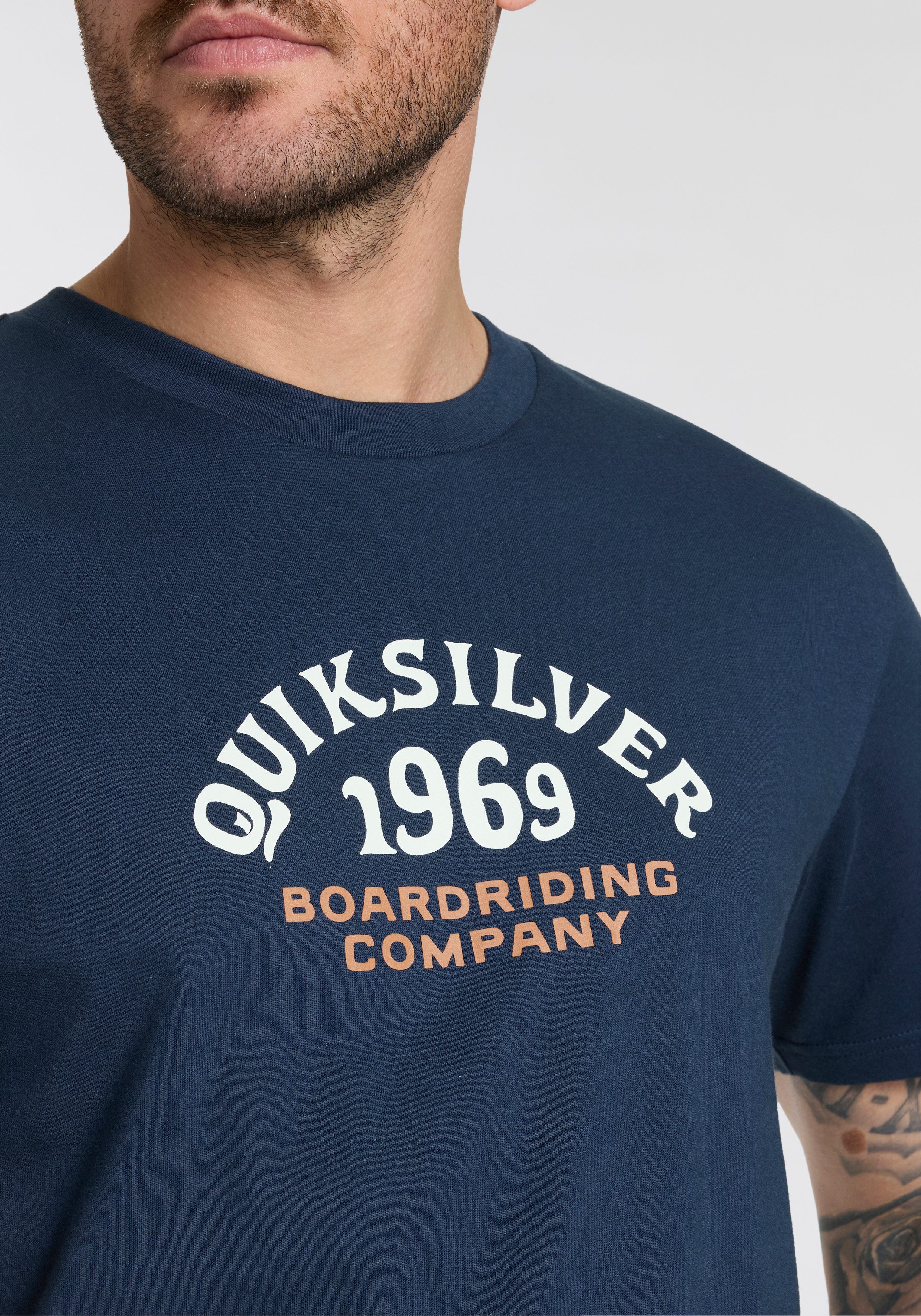 Quiksilver T-Shirt DISCOCHECK SHORT SLEEVE TEE PACK YM (Packung, 2-tlg., 2er-Pack) Kurzarm-Design, aus Baumwolle, auch in großen Größen – Bild 4 von 5