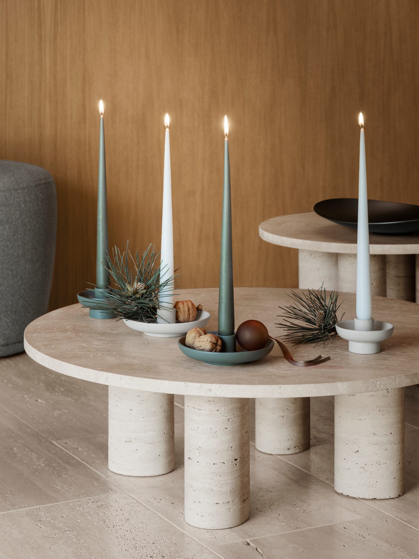blomus Kerzenhalter -VELA- Design-Kerzenhalter: Elegantes Steingut günstig online kaufen