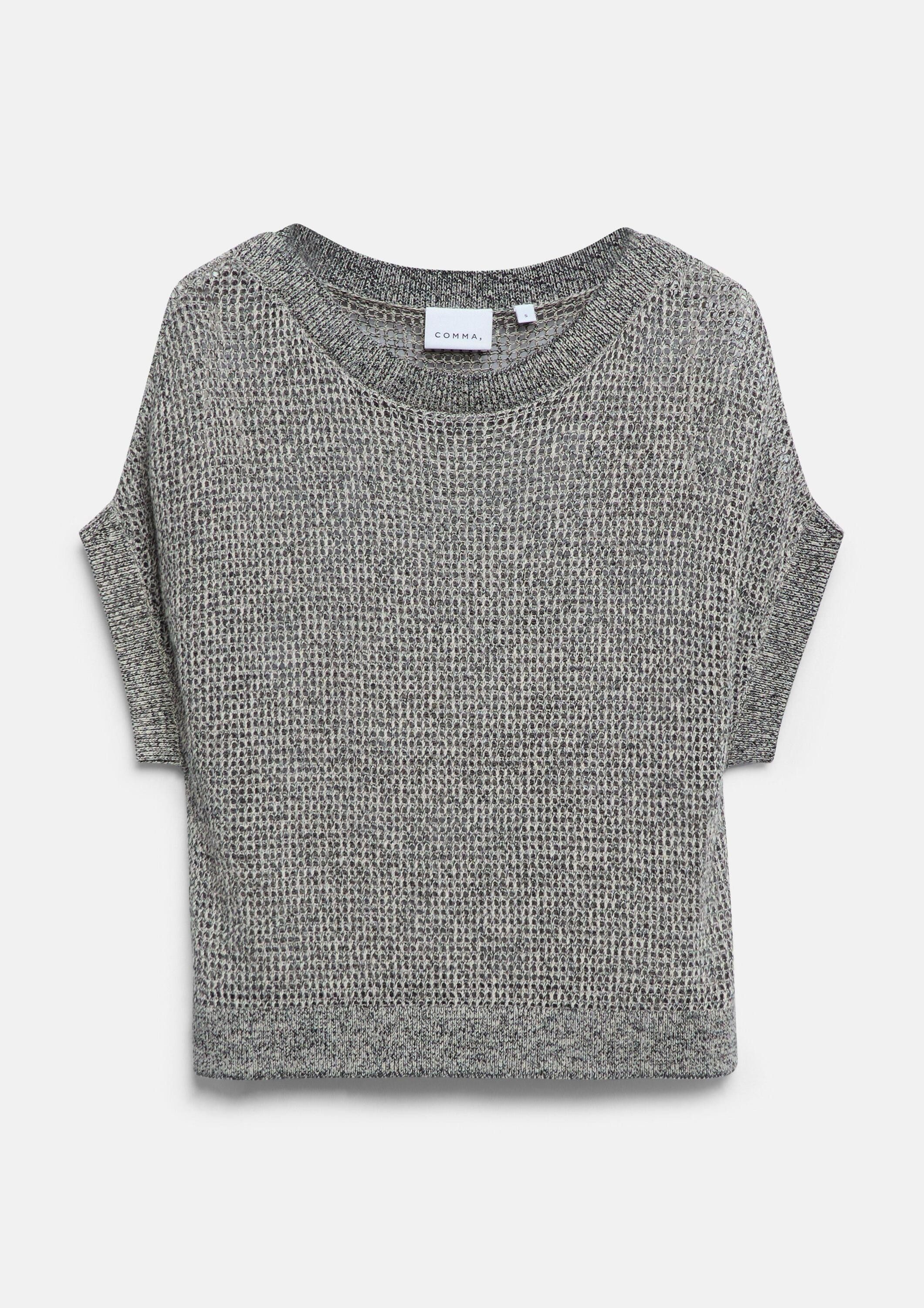 Kurzarmpullover Strickpullover