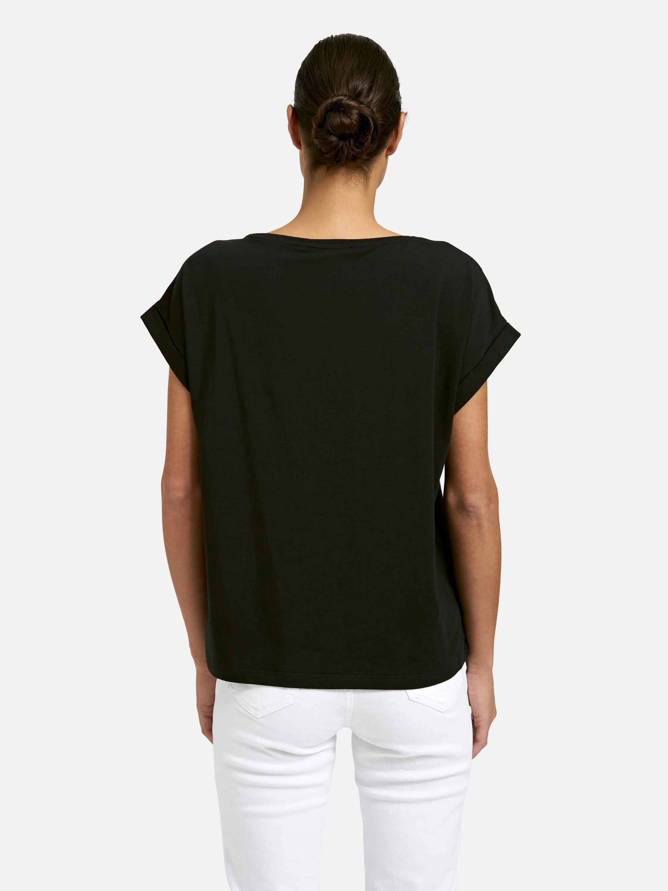 Smith & Soul T-Shirt mit Umschlagsaum, Rundhalsform – Bild 2 von 4