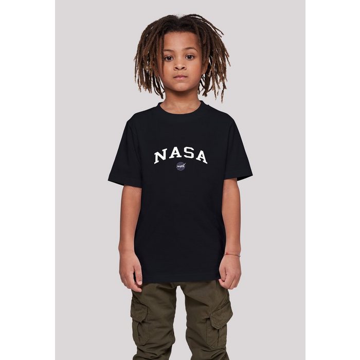 F4NT4STIC T-Shirt NASA Collegiate Logo Unisex Kinder Premium Merch Jungen Mädchen Bedruckt
