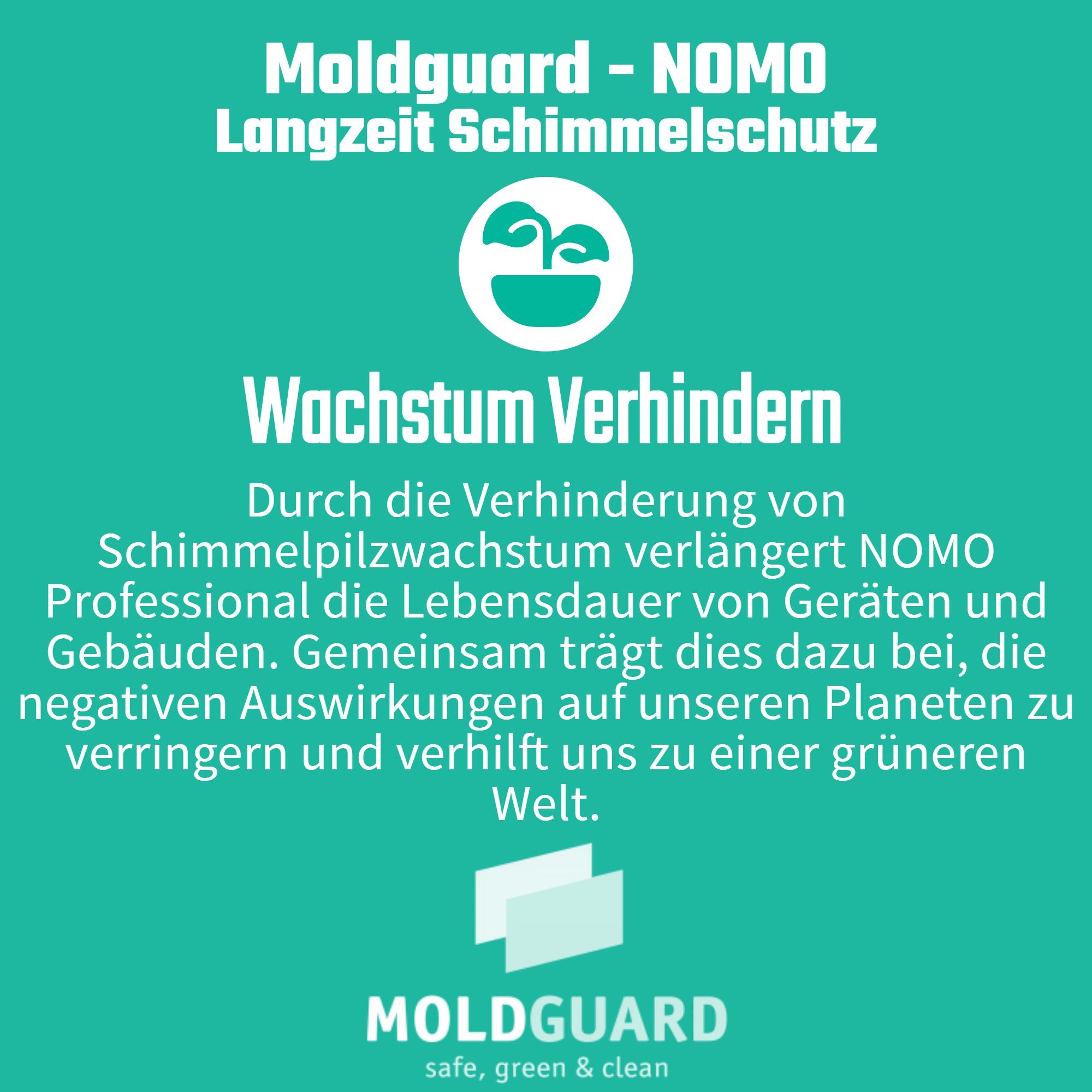 Moldguard (Rein natürliche Inhaltsstoffe) Schimmelentferner NOMO