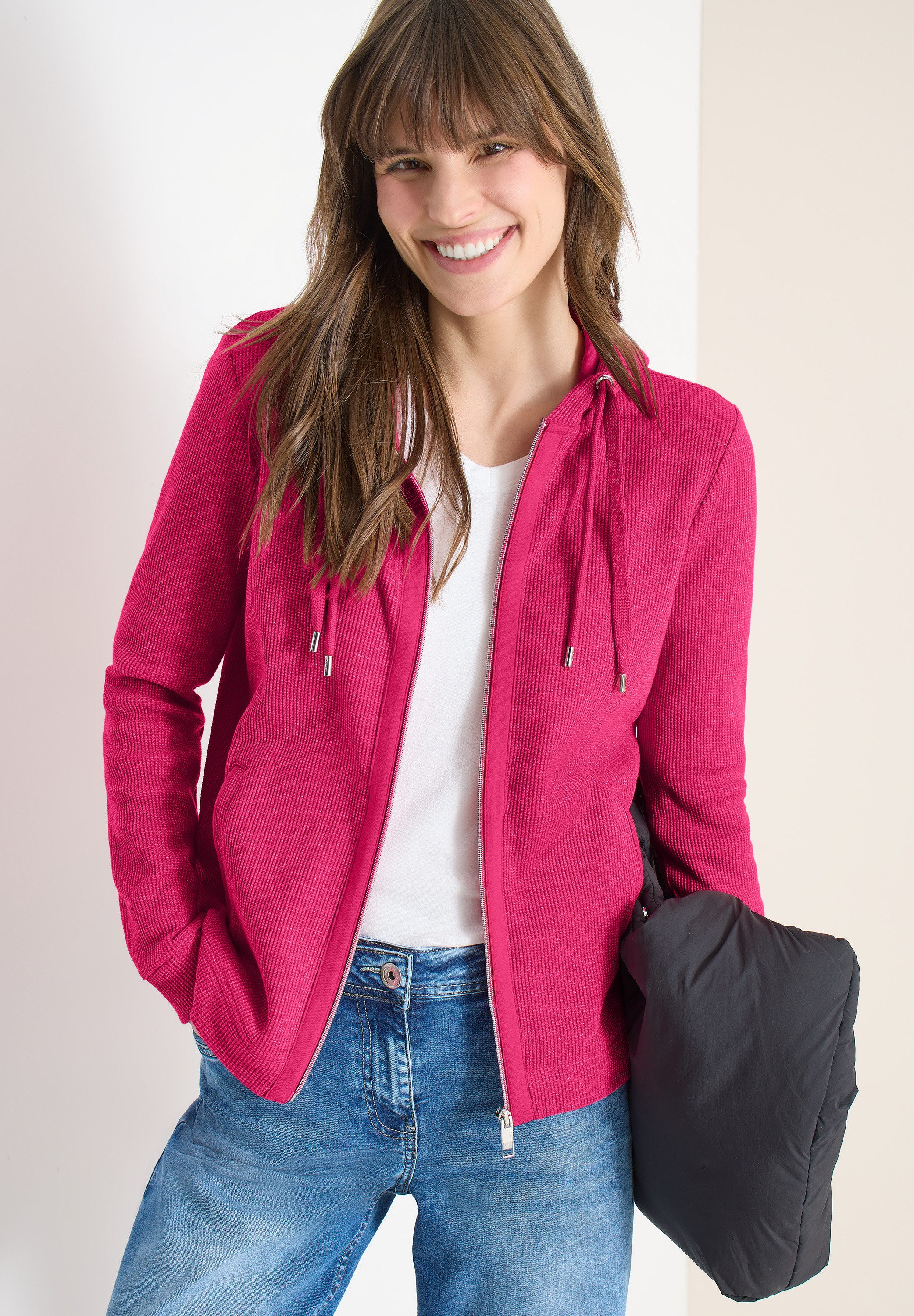 CECIL Sweatjacke mit Kapuze günstig online kaufen