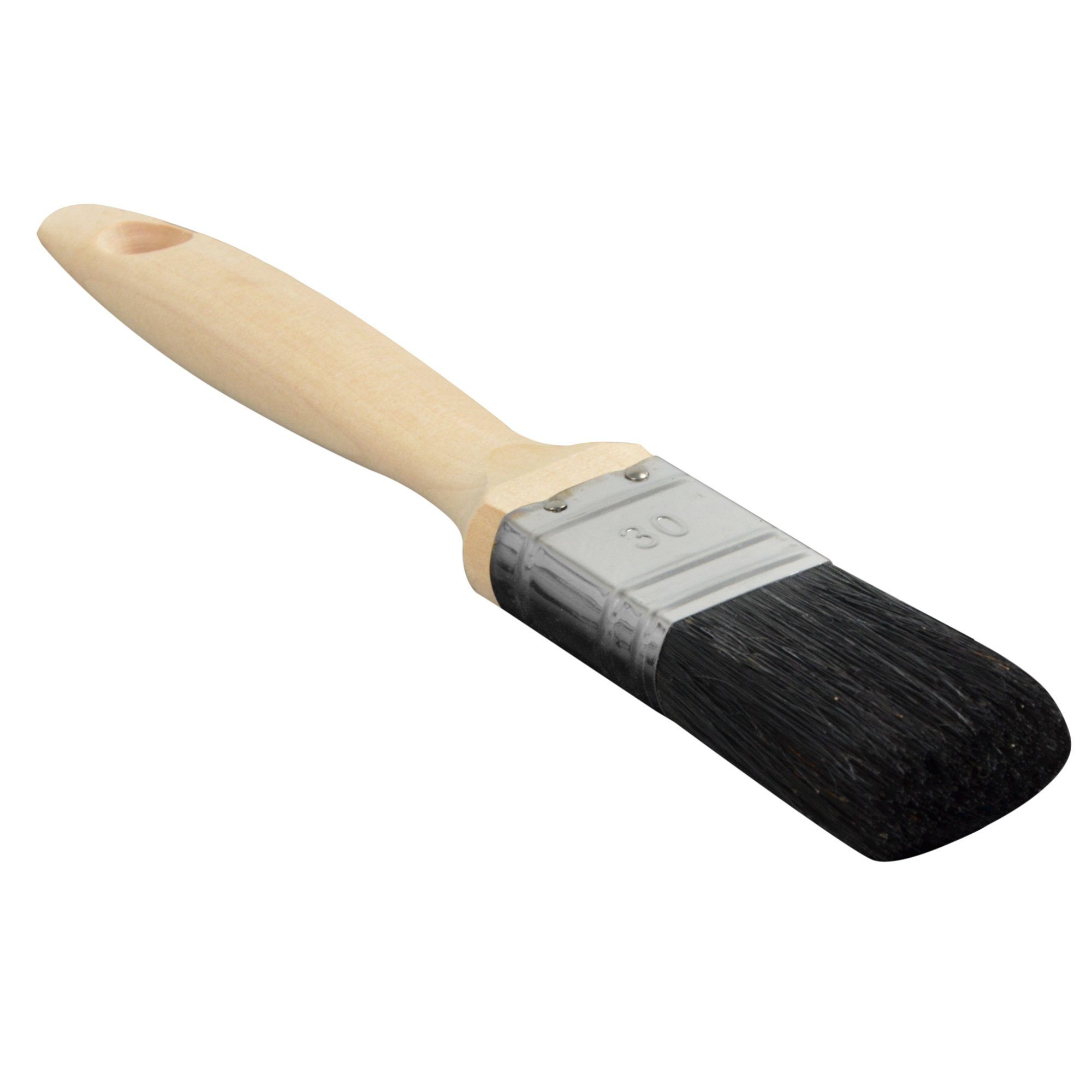 9. Naturborste Flachpinsel Malerpinsel 80% BLACKLINE 30 Tops Scorprotect® mm Flachpinsel Stärke