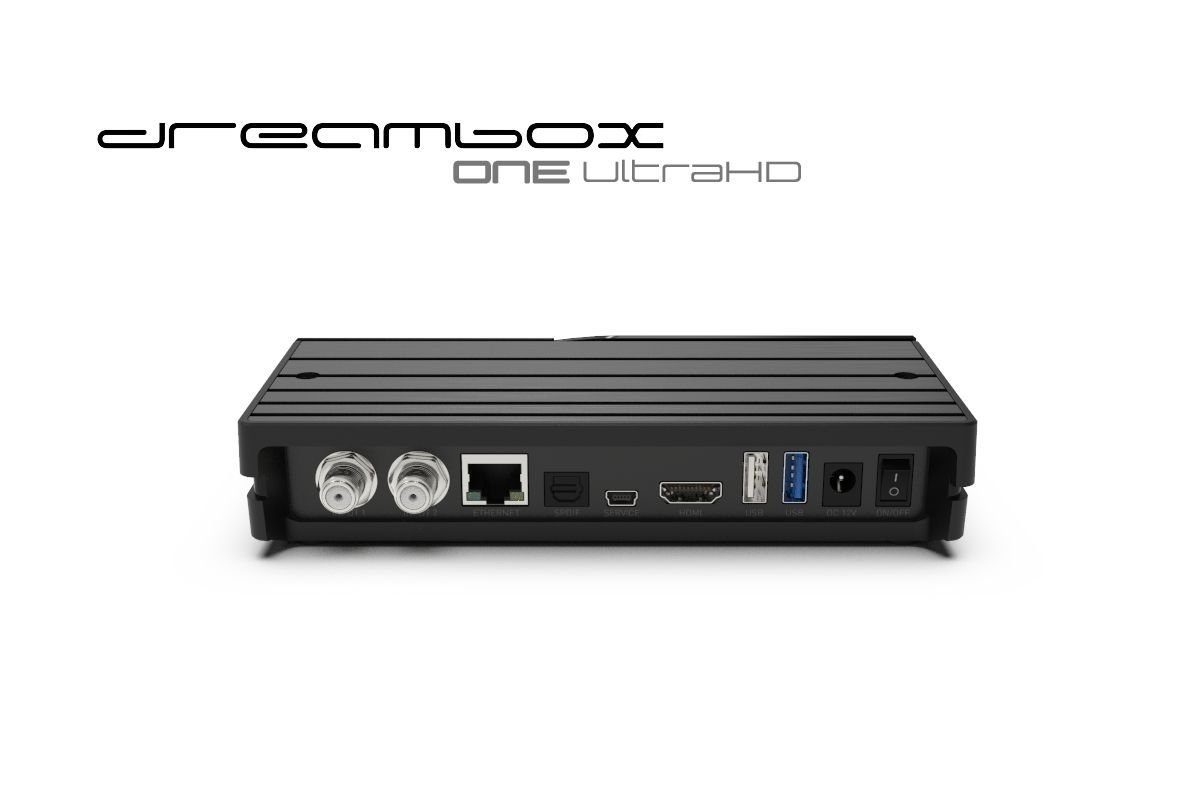 DVB-S2X One Dreambox (4K, Multistream 2x Satellitenreceiver HD 2160p, Dreambox Tuner Ultra E2