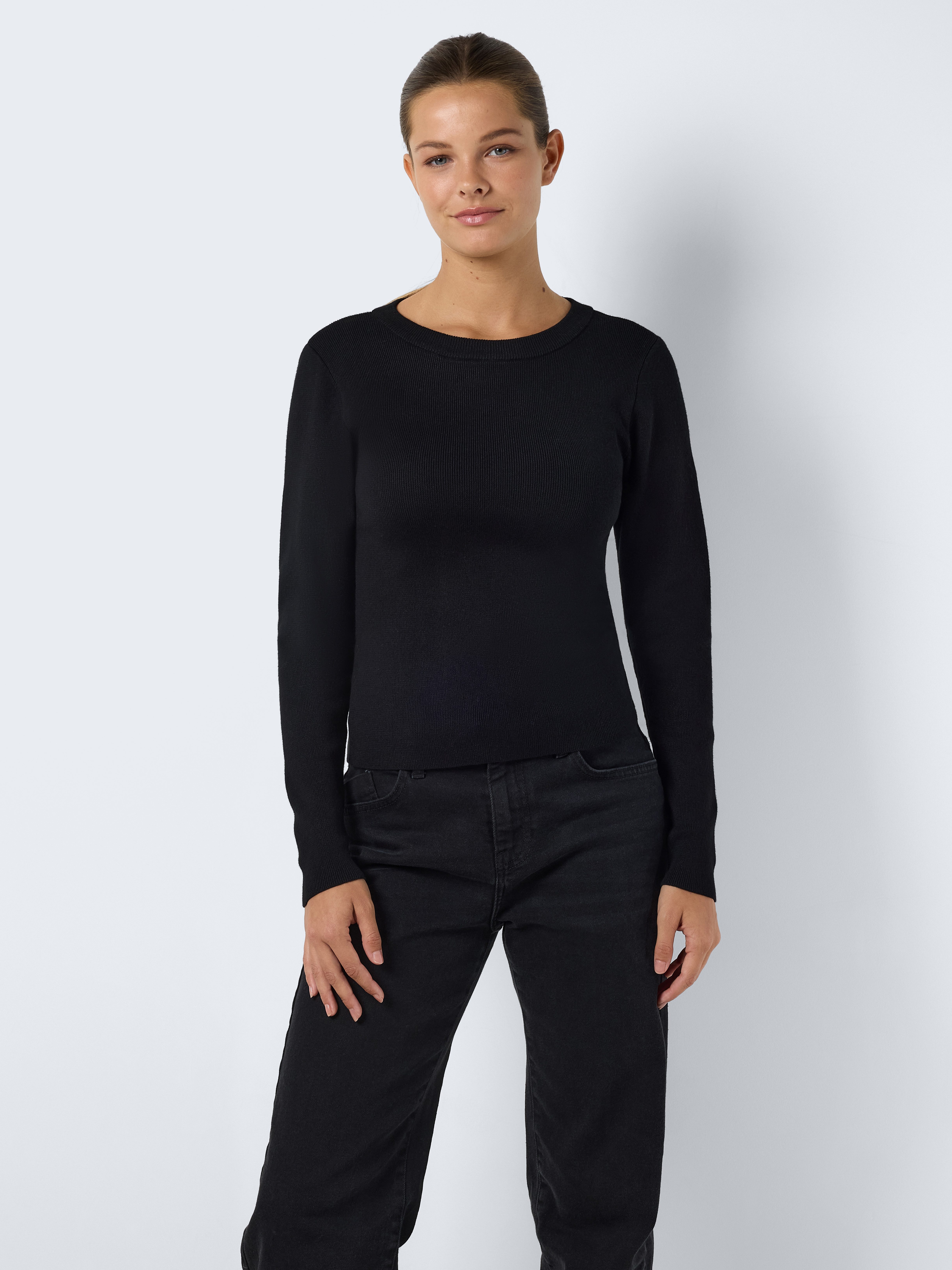 Strickpullover NMJAZ L/S O-NECK KNIT FWD NOOS