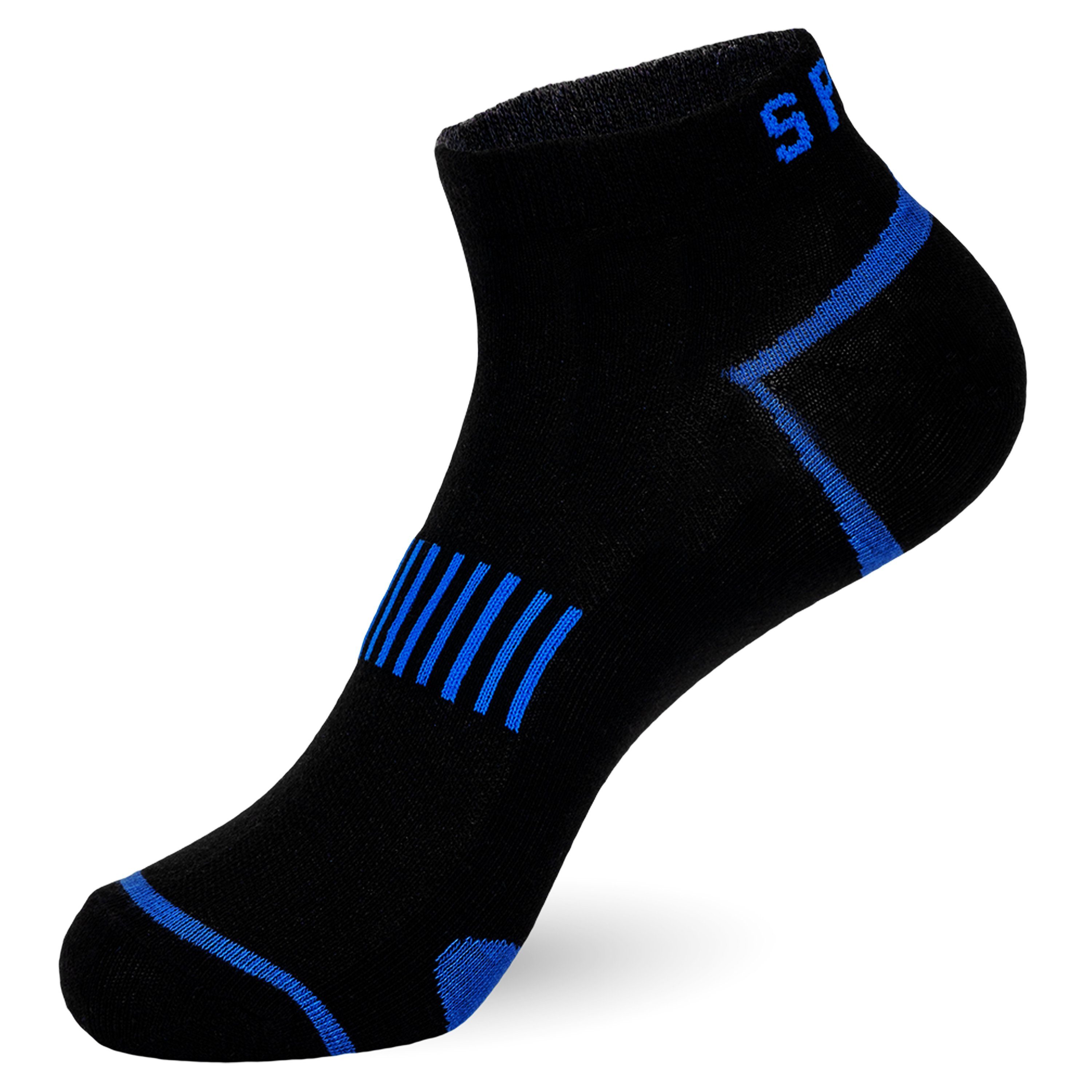 TEXEMP Sneakersocken 6 bis 18 Paar Sneaker Socken Herren & Damen Mehrfarbig Baumwolle Kurz (Packung, 6-Paar) Atmungsaktiv – Bild 3 von 5
