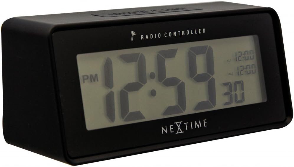 Funkwecker NexTime Funkwecker schwarz