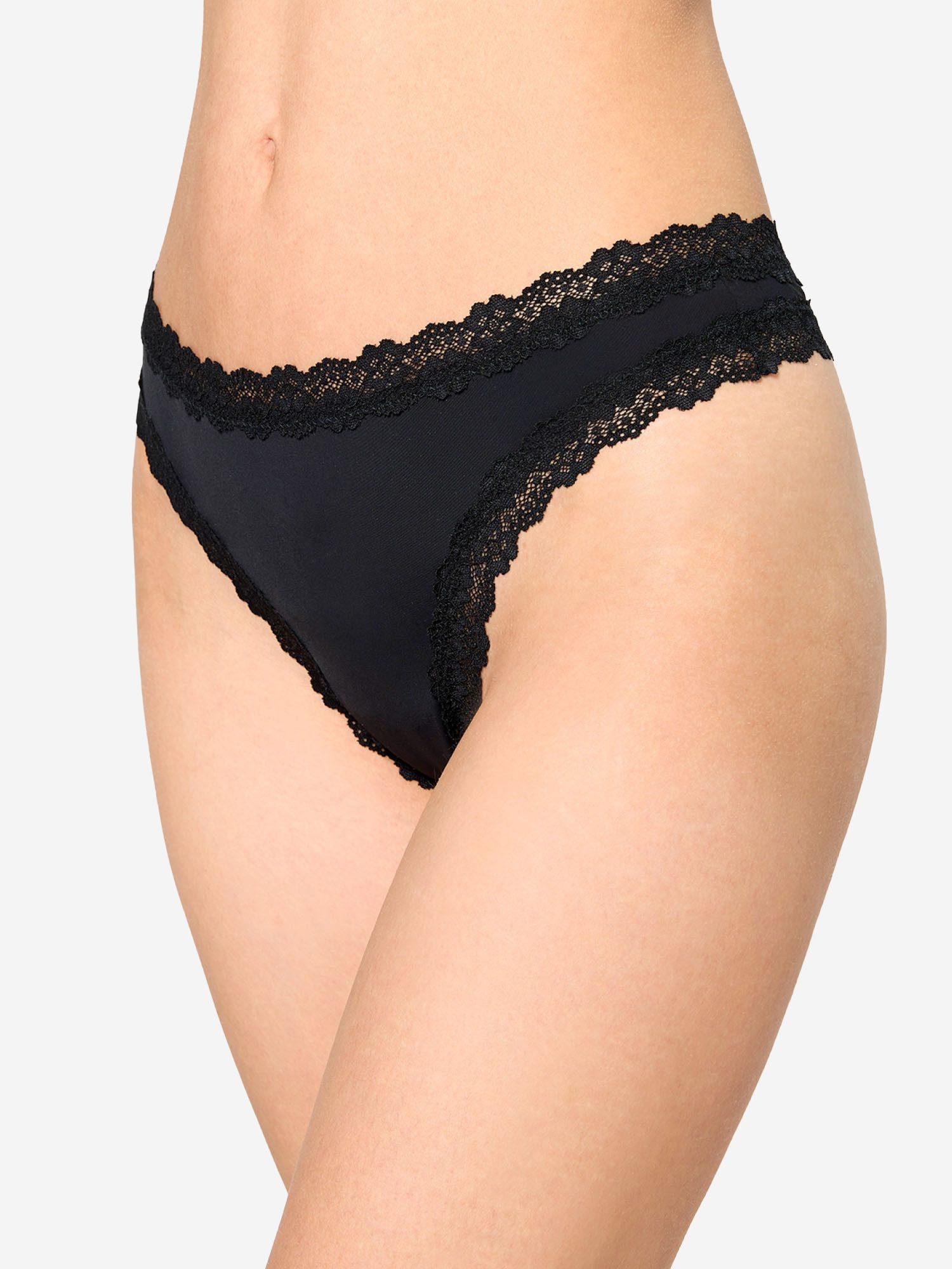 Nur Die String Invisible Seamless Lace (2-St) String Slip, Tanga, Mini String