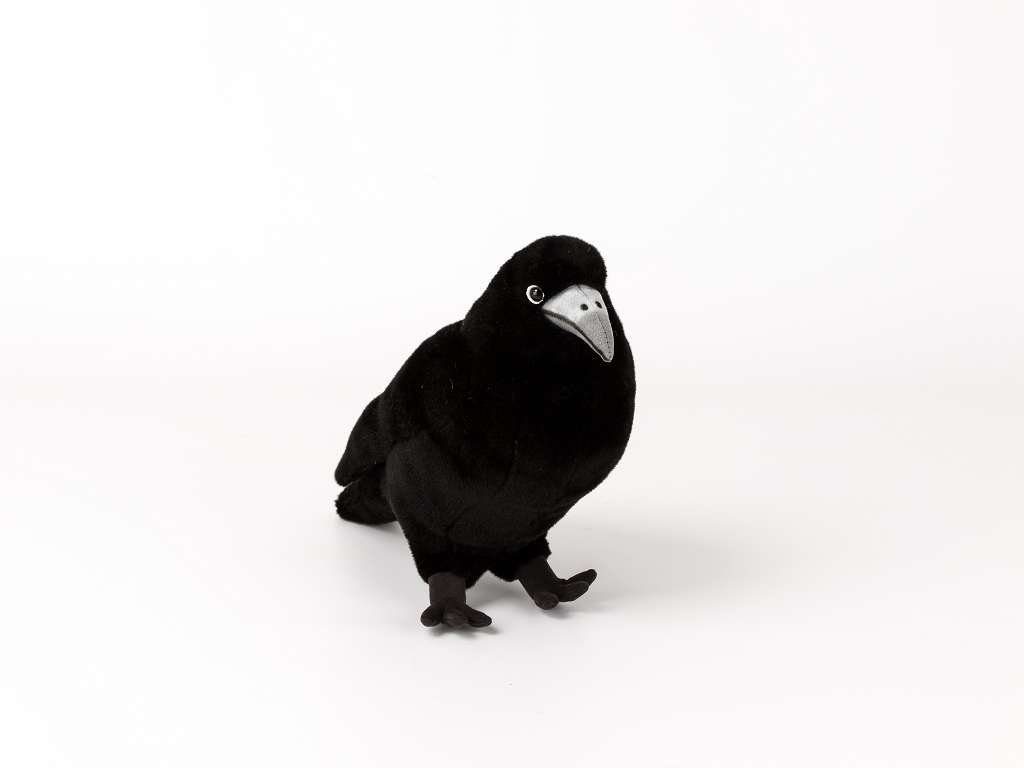 Kösen Kuscheltier Kösen Saatkrähe Ilse 29 cm Vogel schwarz Rabe