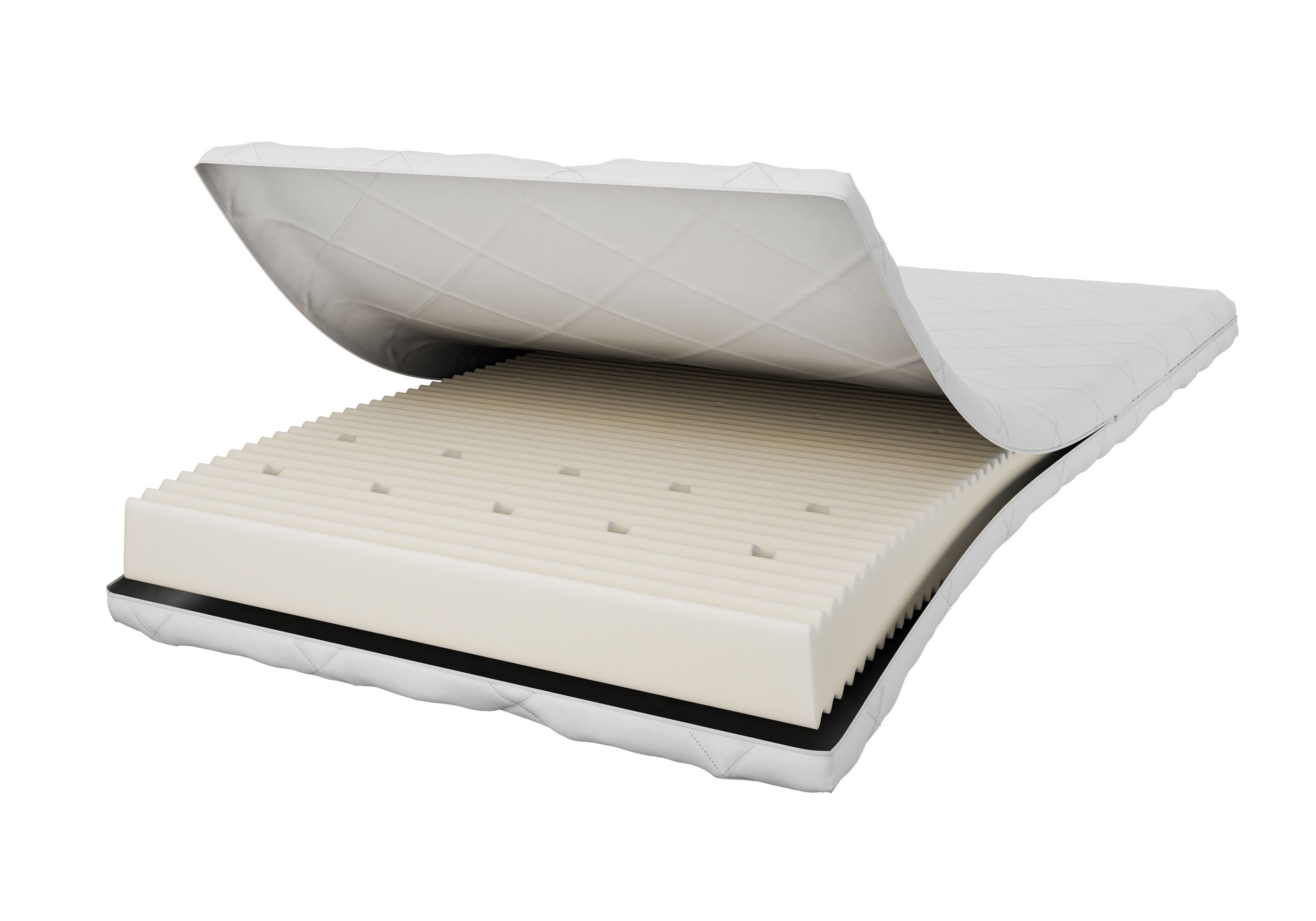 Babymatratze Babymatratze, Kaltschaum 9 cm, Belüftungslöcher, abnehmbarer Bezug, WEELOV, 10 cm hoch