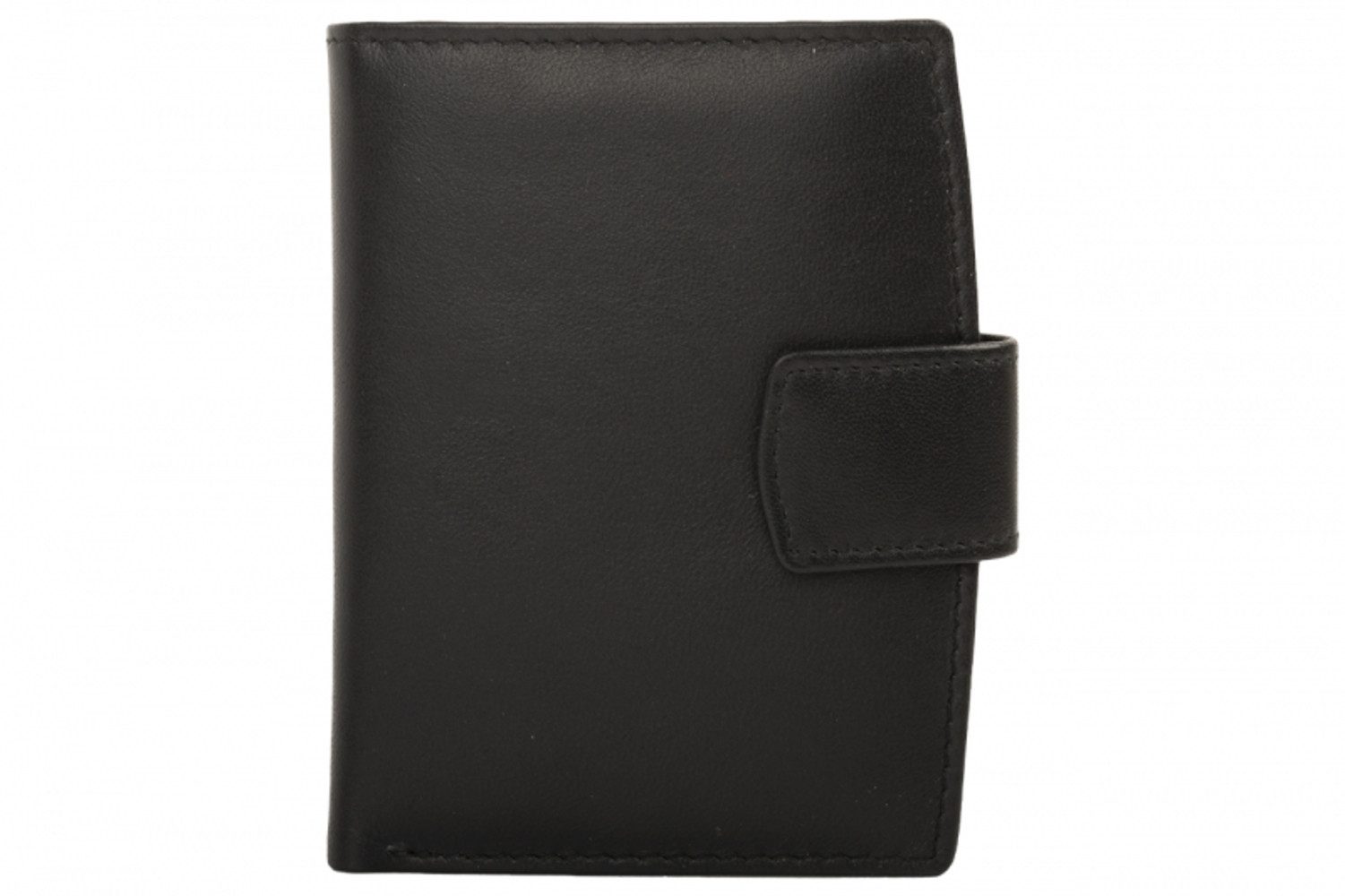 Geldbörse Geldbörse mit Außenriegel Nappa-Leder Kombibörse schwarz (1-tlg) günstig online kaufen