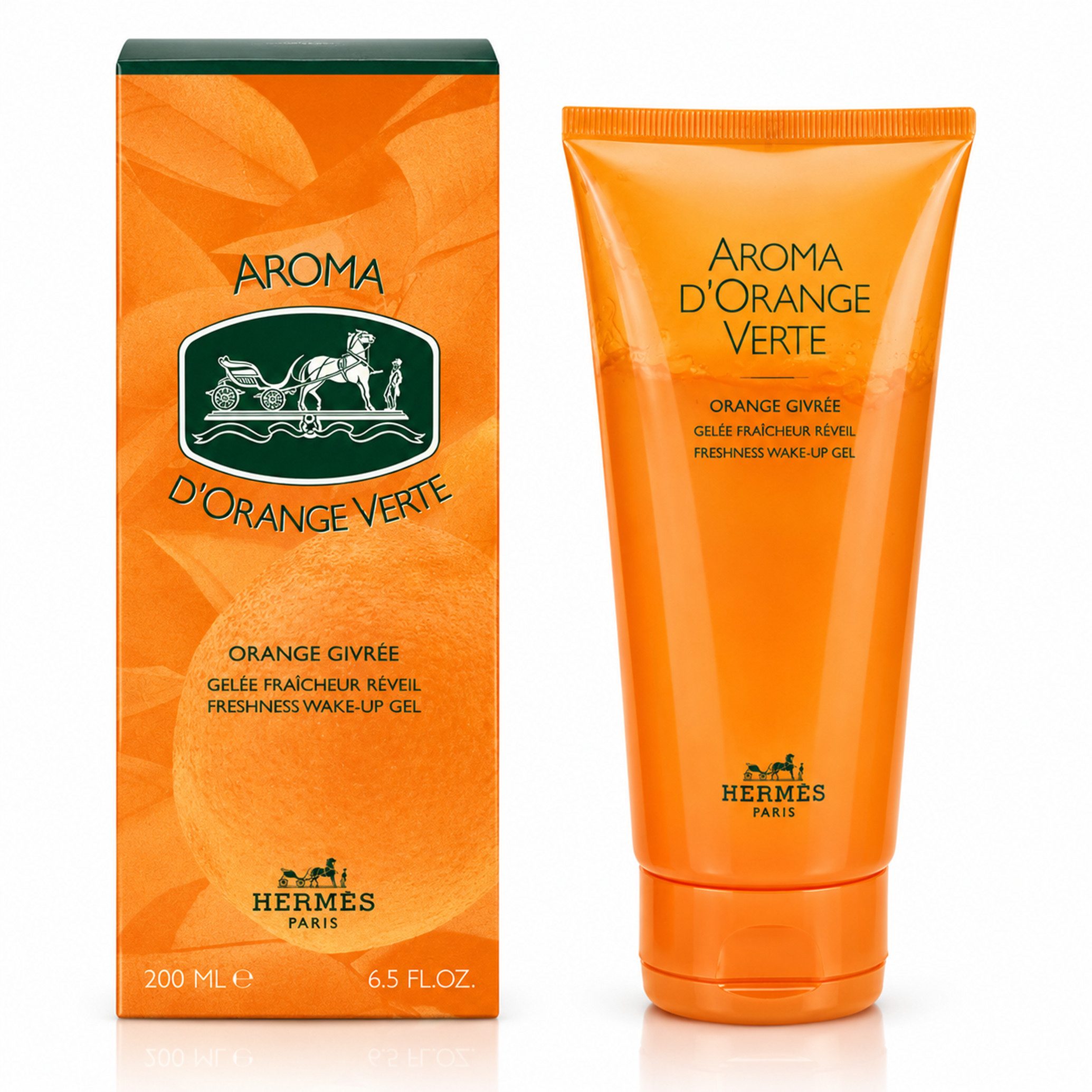 HERMÈS Gesichtsgel Hermes Aroma D'Orange Verte Wake Up Body Gel 200 ml