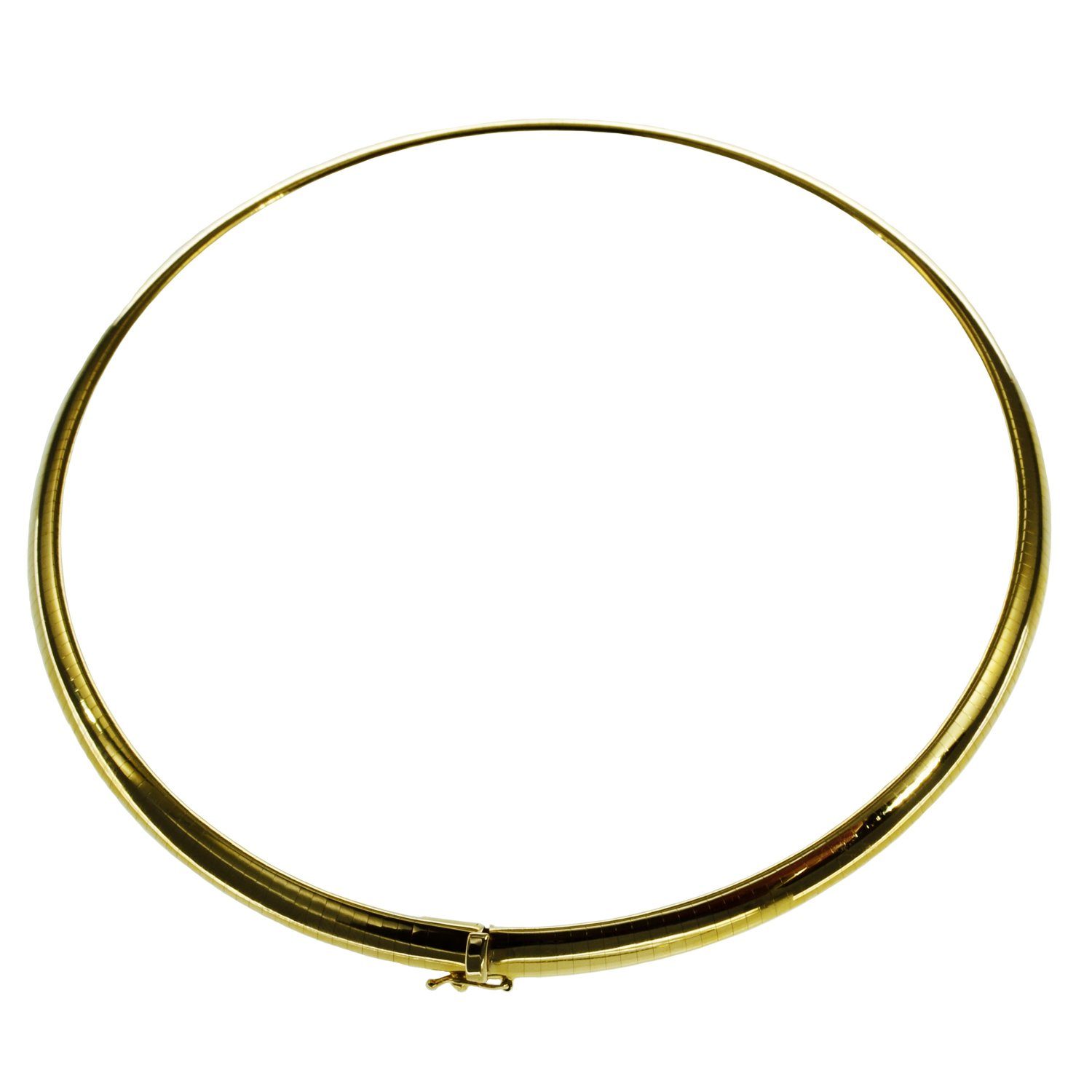Halsreif Halsreif Omega 6mm flach - 42cm 585 Gelbgold