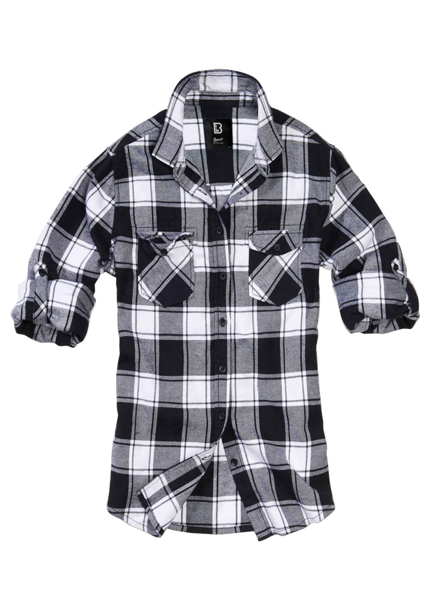 Brandit Langarmhemd Brandit Damen Amy Flanell Shirt GIRLS (1-tlg)