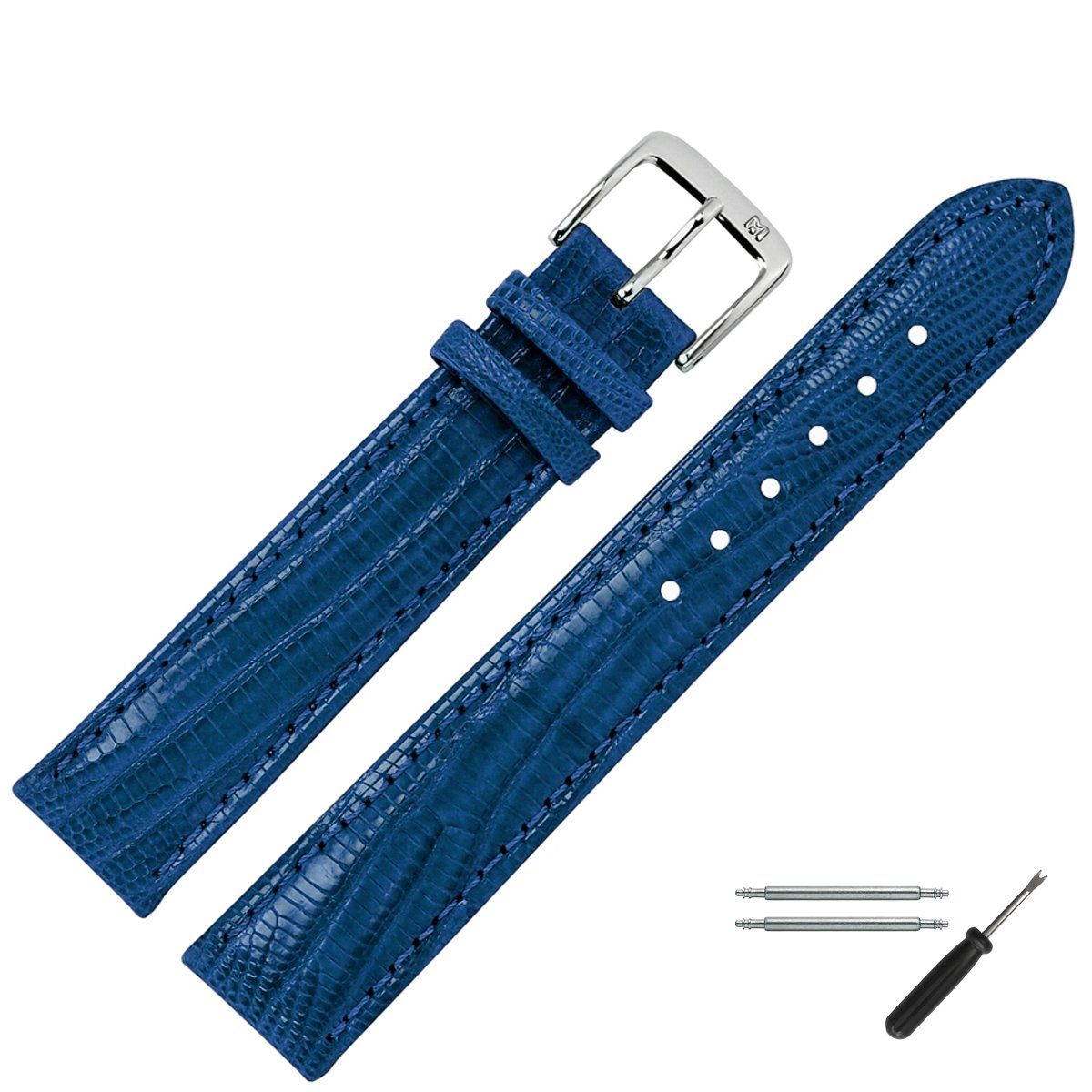 MARBURGER Uhrenarmband 8mm Leder Eidechse (Teju) günstig online kaufen