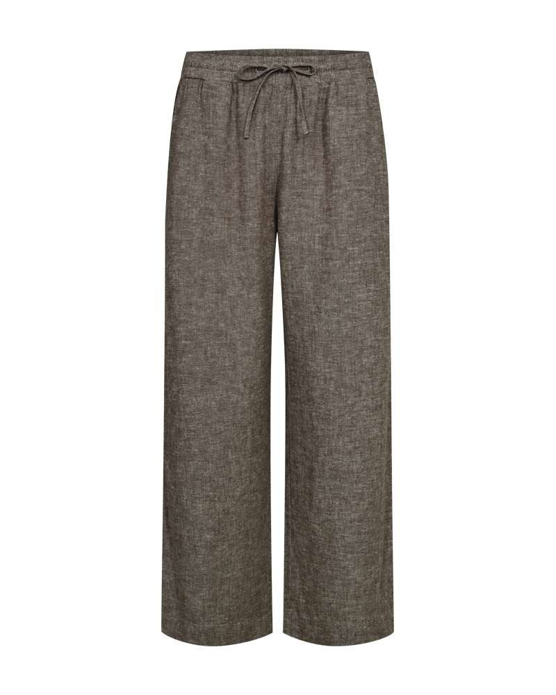 FREEQUENT 7/8-Hose FQLAVA-ANKLE-PA aus Leinen und mit Kordelzug