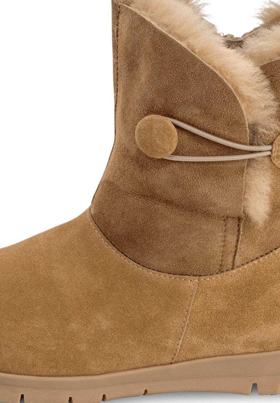 vitaform Damenschuhe Stiefelette Veloursleder Stiefelette