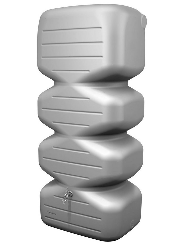 Thumbnail - GARANTIA Regentonne CUBUS Gartentank 700 L, betongrau