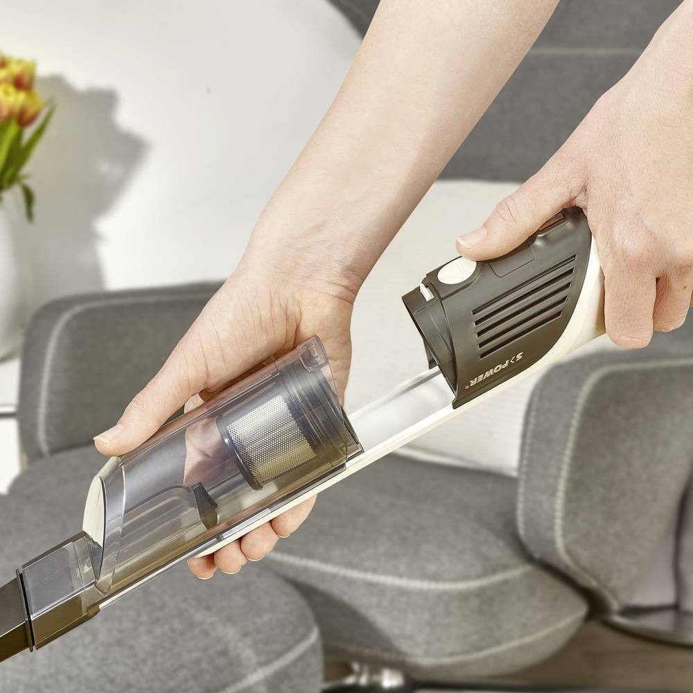 Severin Akku-Handstaubsauger HV 7140, 120 W, Akku-Handstaubsauger, für Möbel Tierhaare Tastaturen, 30 Min. Laufzeit