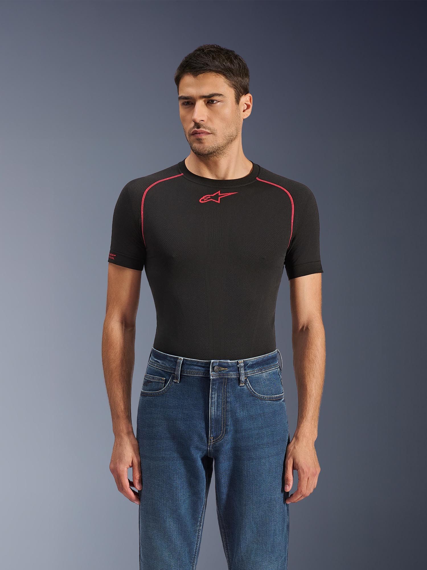 Alpinestars Motorradhose Flex-AST 5 Motorrad Jeans Knieprotektoren enthalten