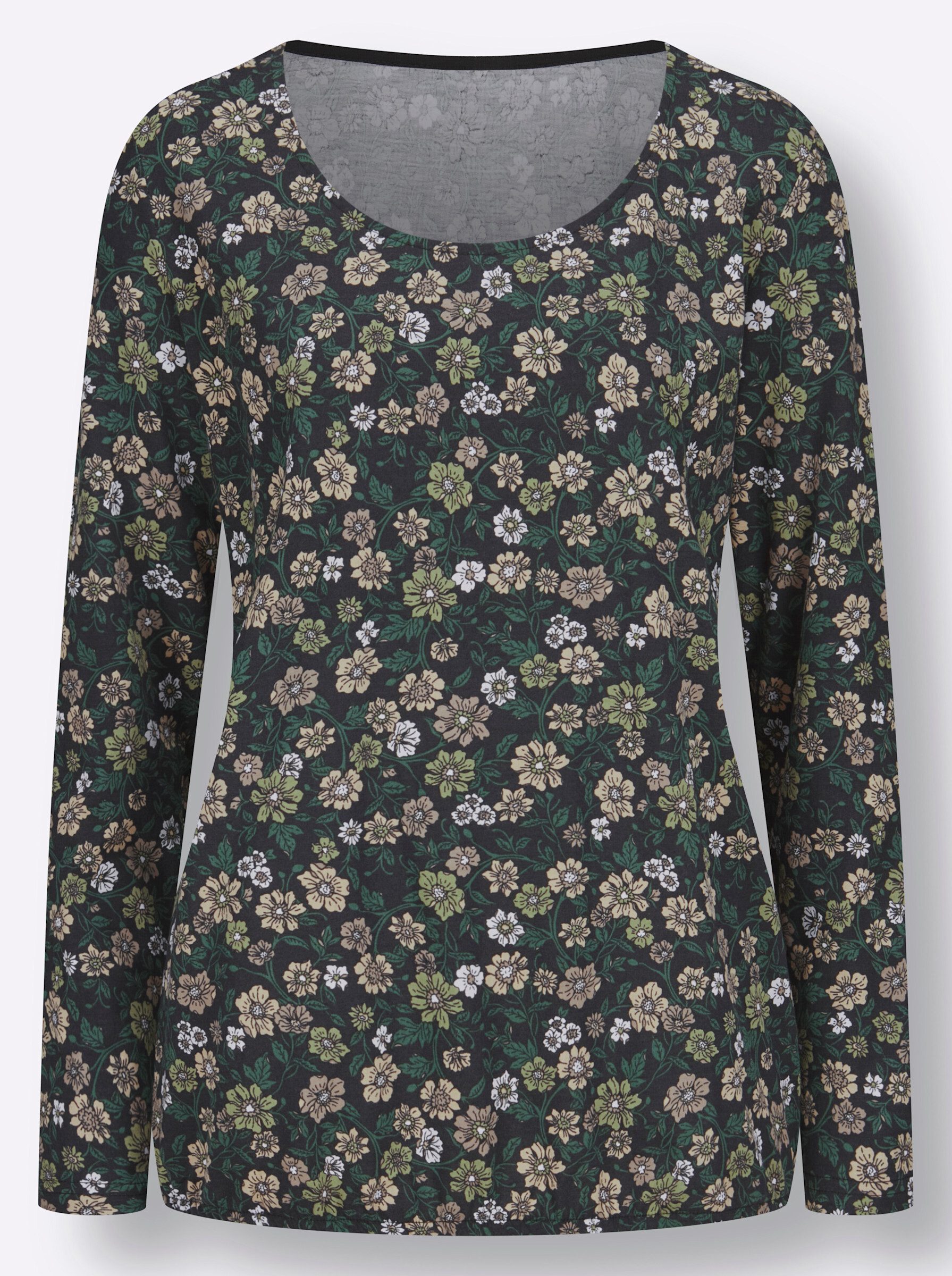 T-Shirt Druck-Shirt Langarm