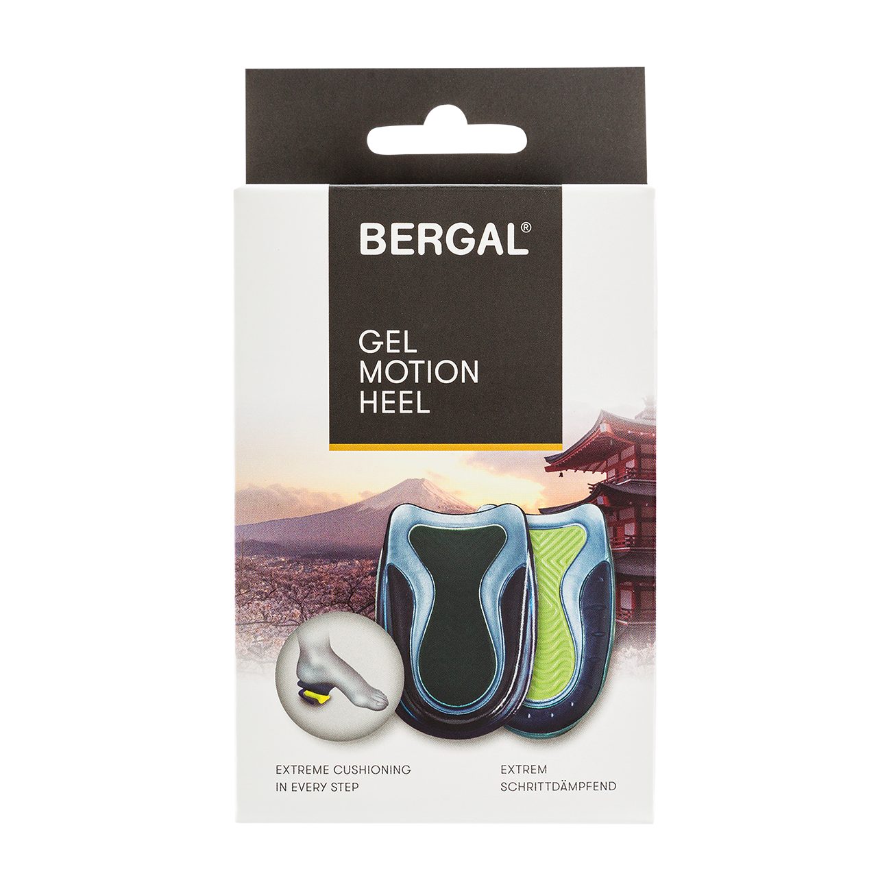 Bergal Fersenkissen GelMotion Heel - das Gel-Fersenkissen