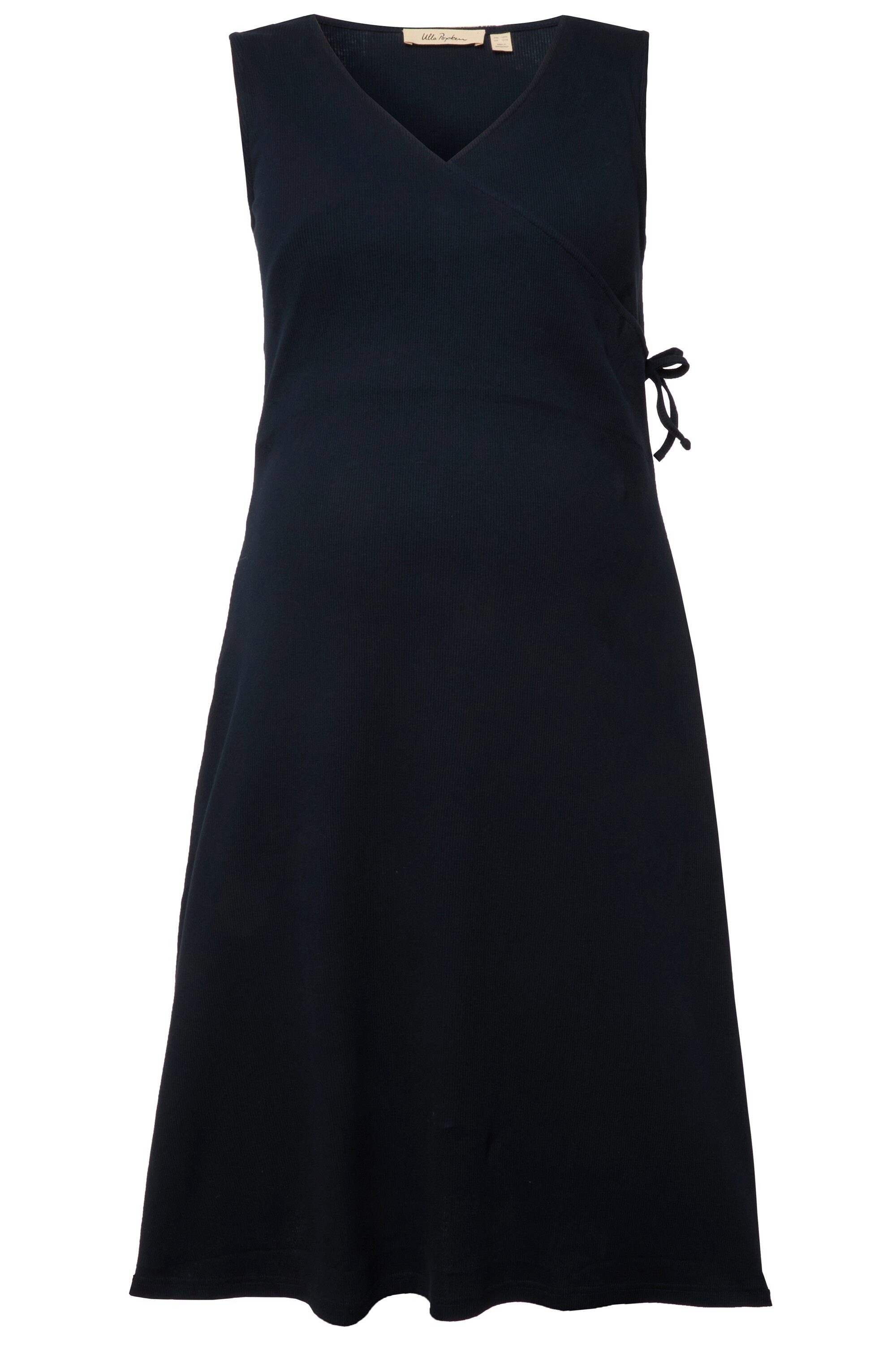 Ulla Popken Jerseykleid Bellieva-Kleid Stillfunktion Rippjersey günstig online kaufen