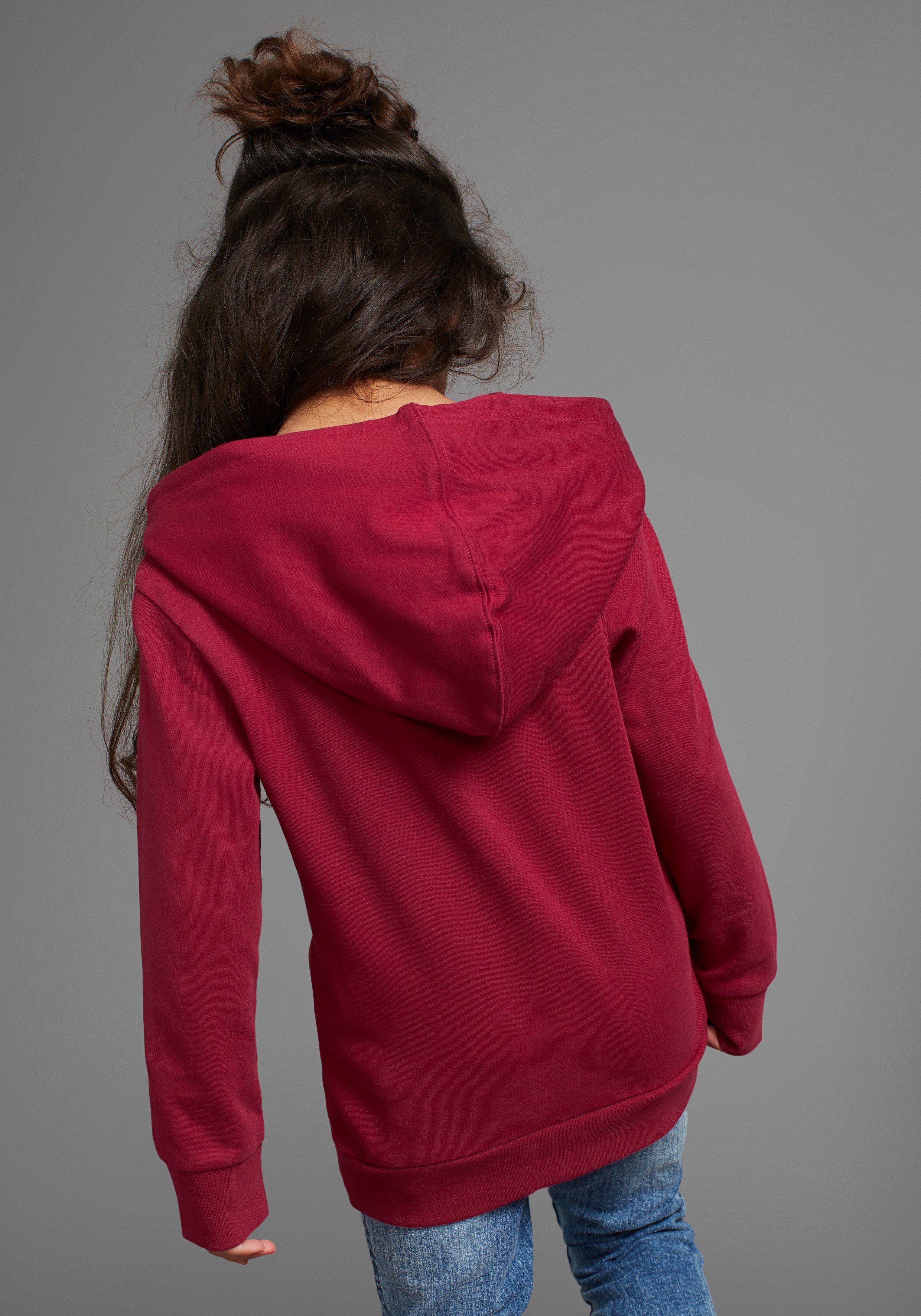 KIDSWORLD Langarmshirt LOVELY - Print, in längerer Form